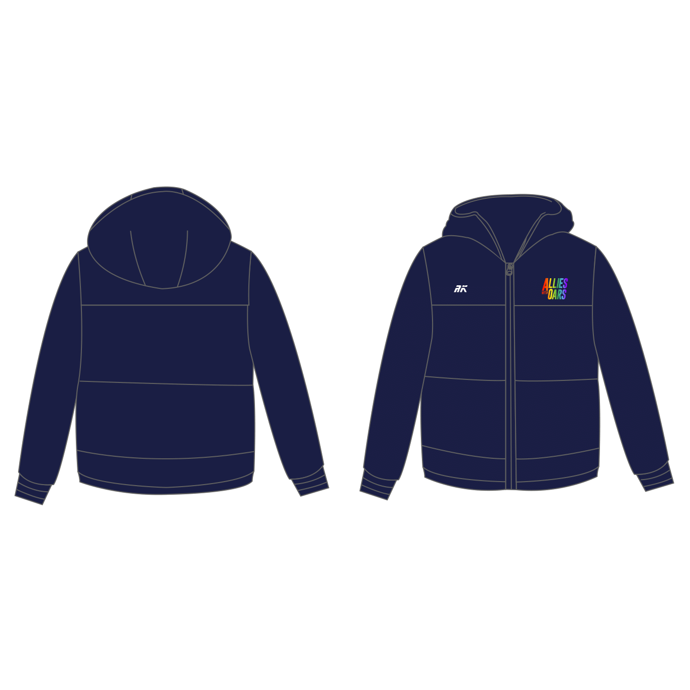 Allies with Oars Puffa Jacket