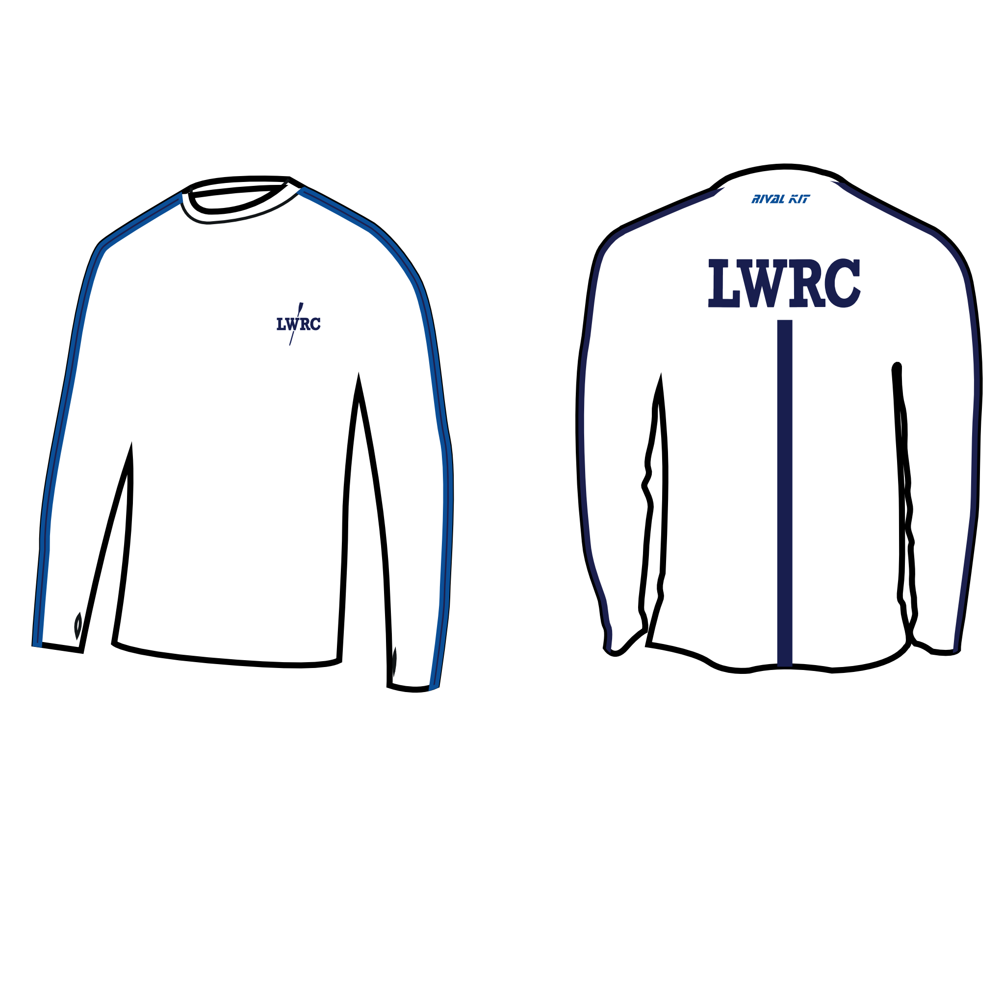 Lake Washington Rowing Club 201 Long Sleeve Gym T-Shirt
