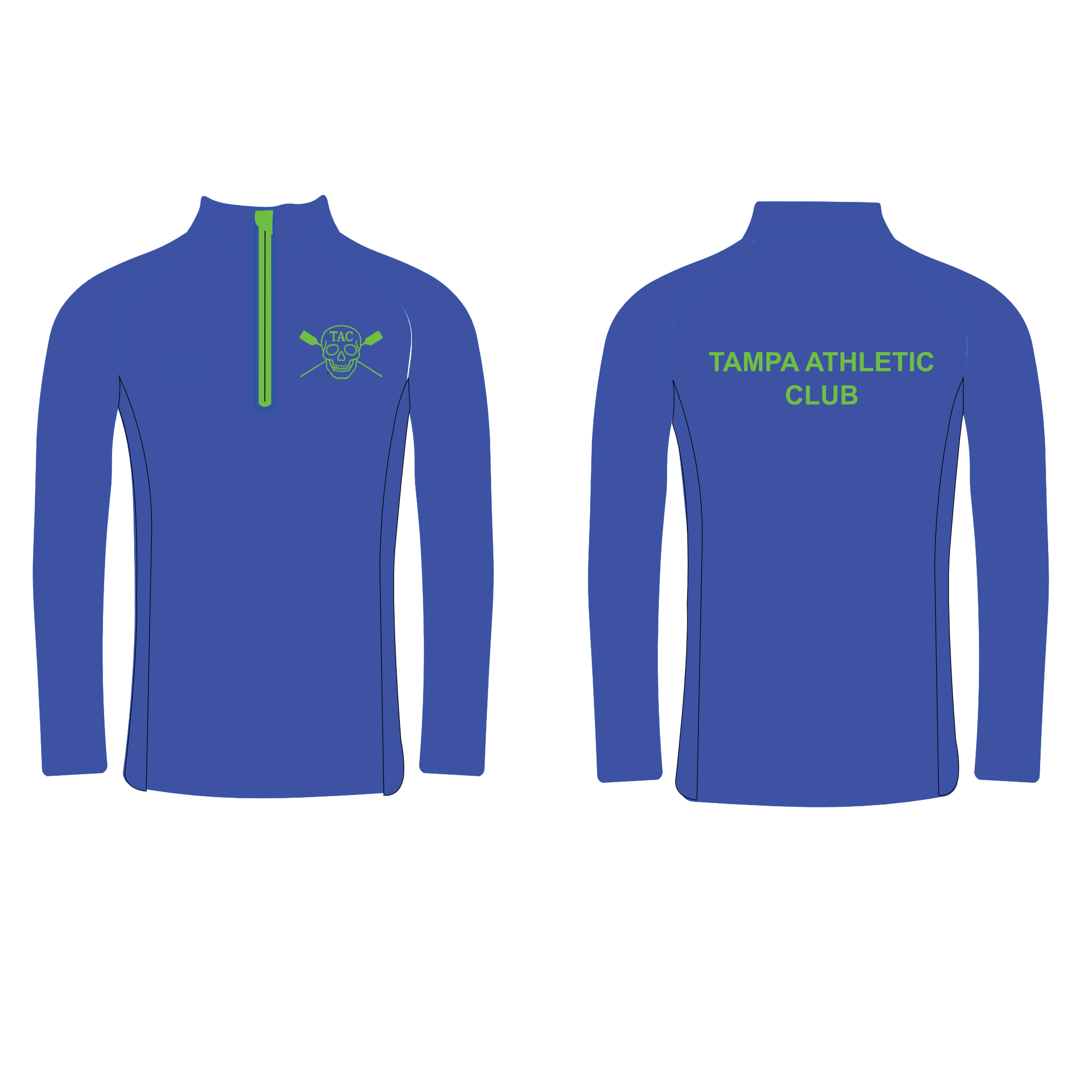 Tampa Athletic Club Performance Qzip