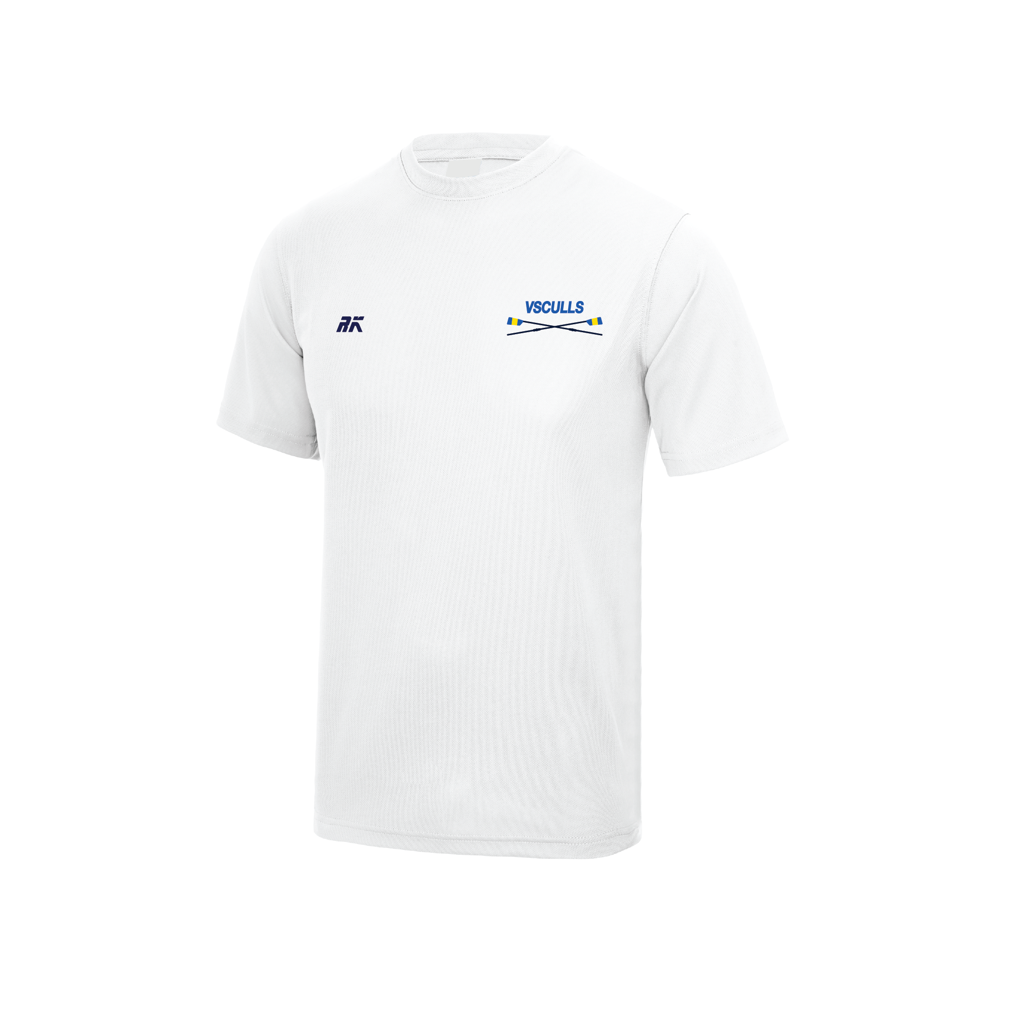 VSCULLS Short Sleeve White Gym T-shirt