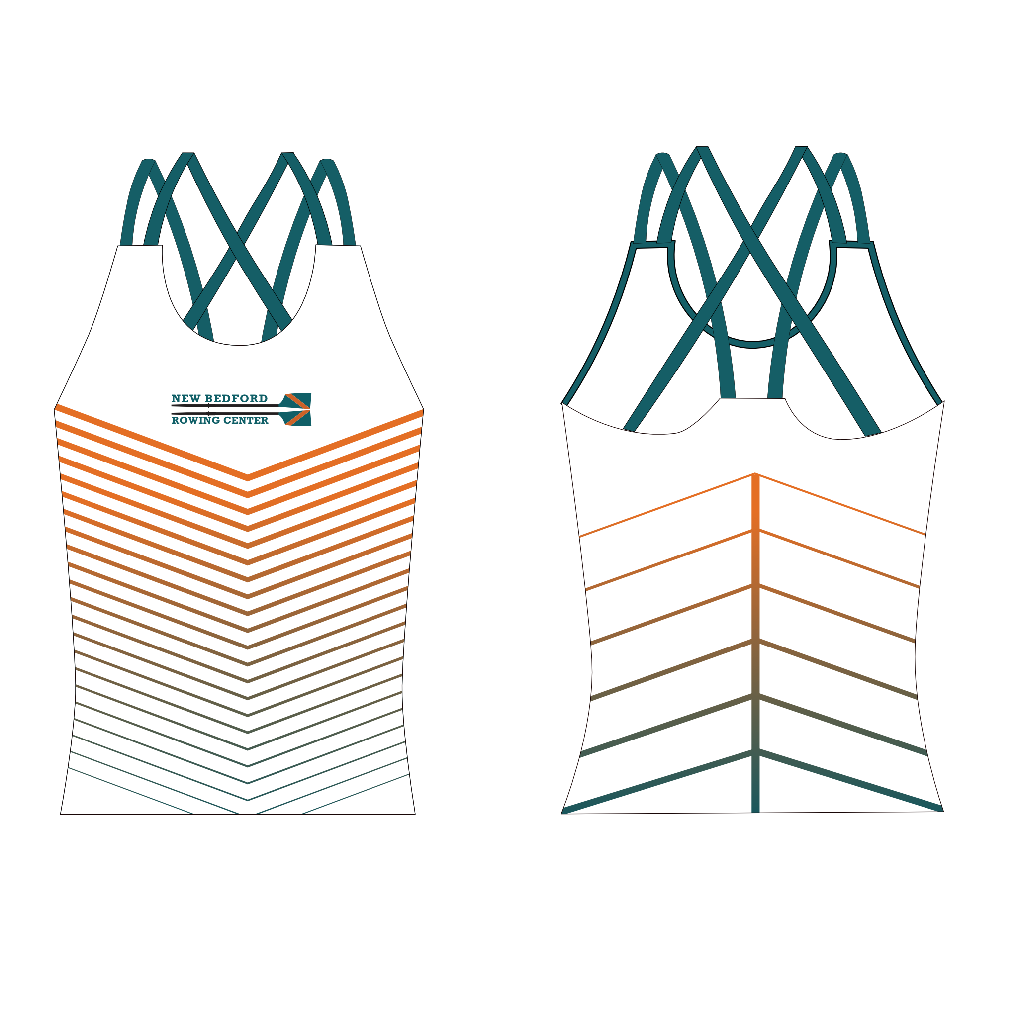 New Bedford Rowing Center strappy gym vest training