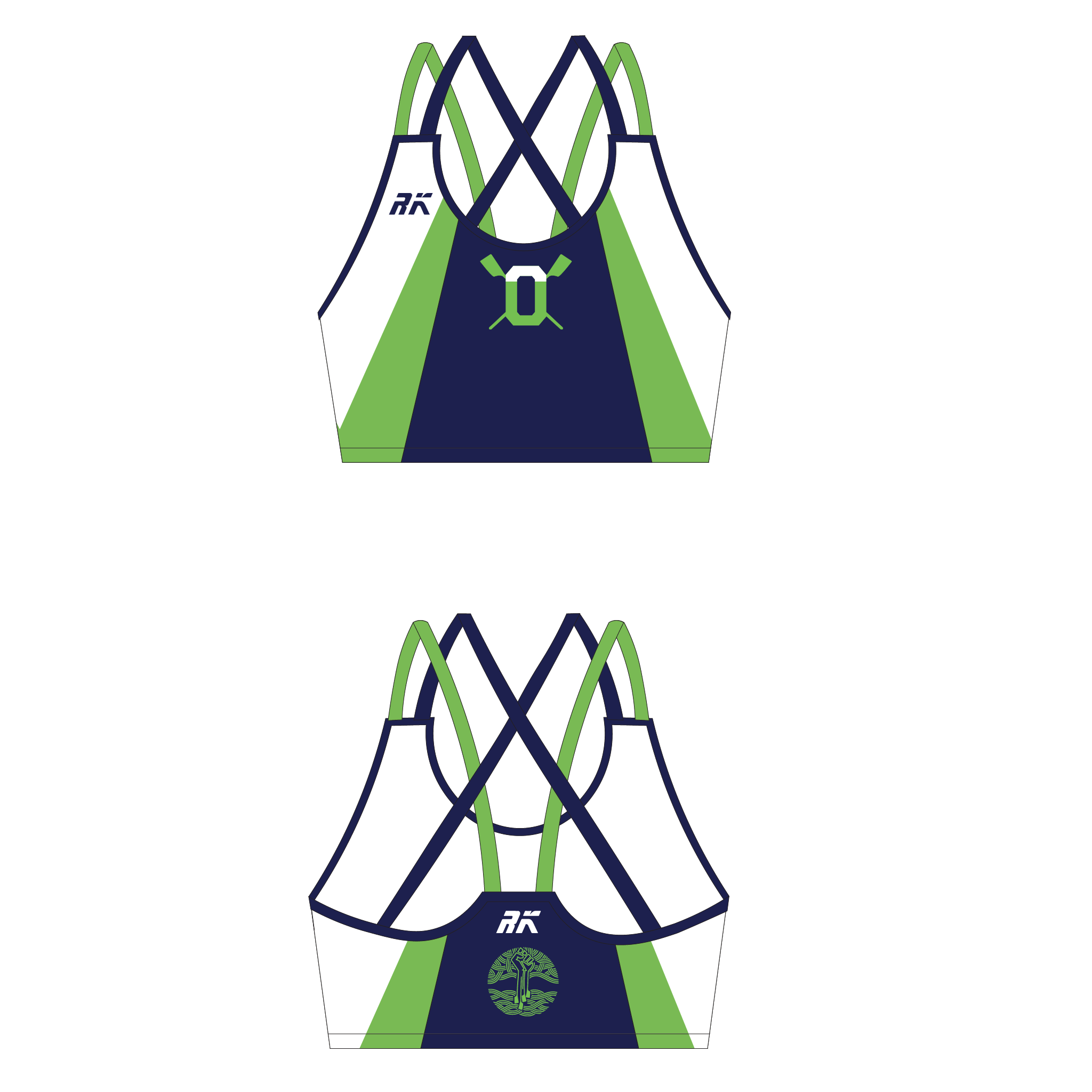 Oakland United Strappy Sports Bra Rivalkit USA oakland-united-strappy-sports-bra-rivalkit-usa