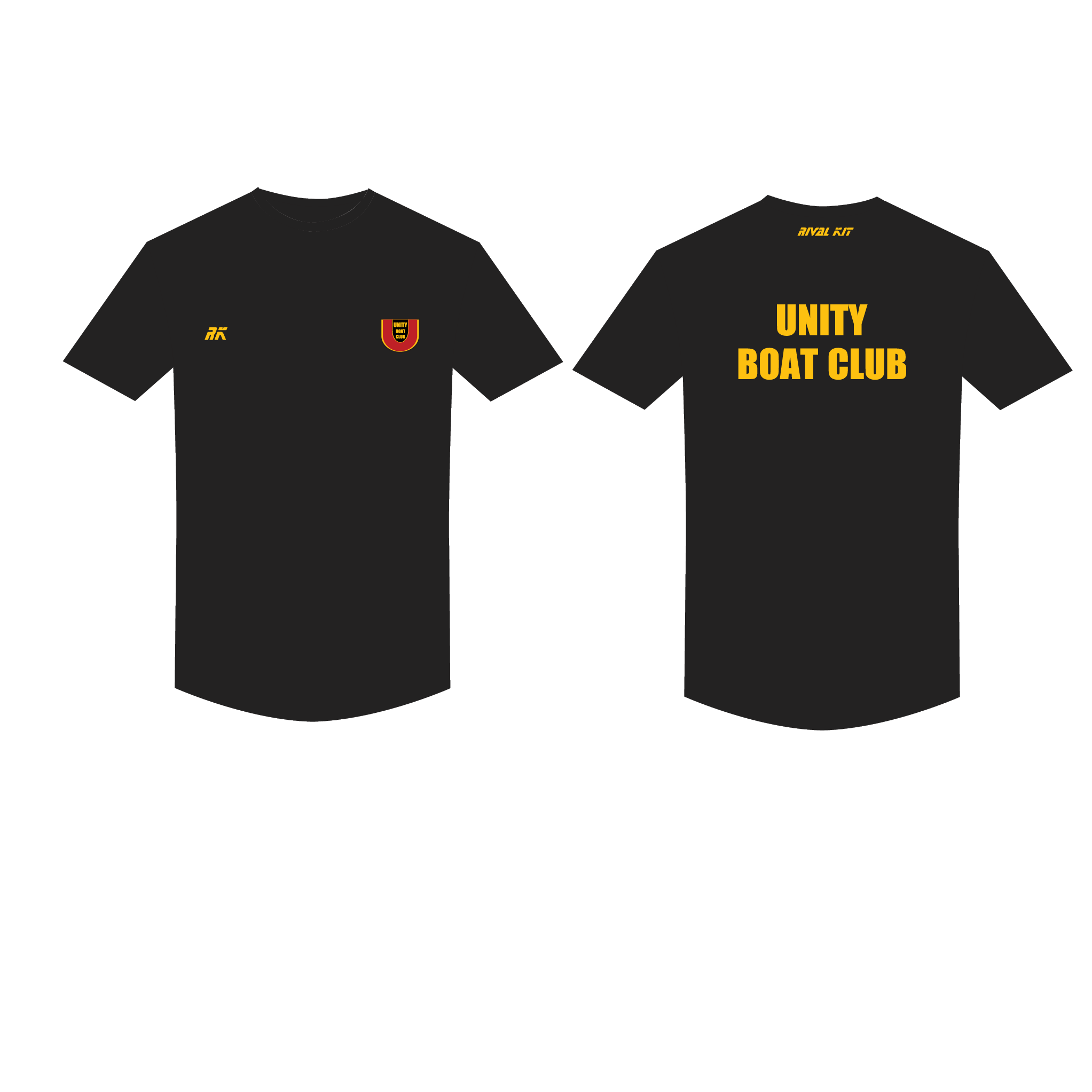 Unity Black Short Sleeve Gym T-shirt