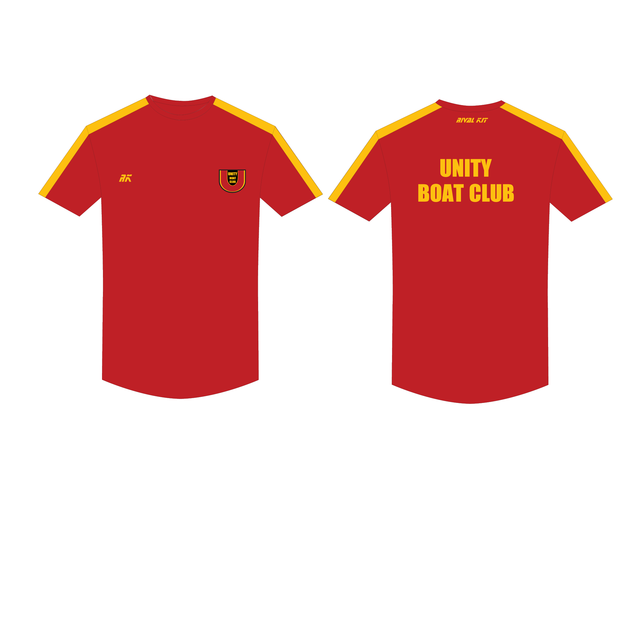 Unity Red Short Sleeve Gym T-shirt