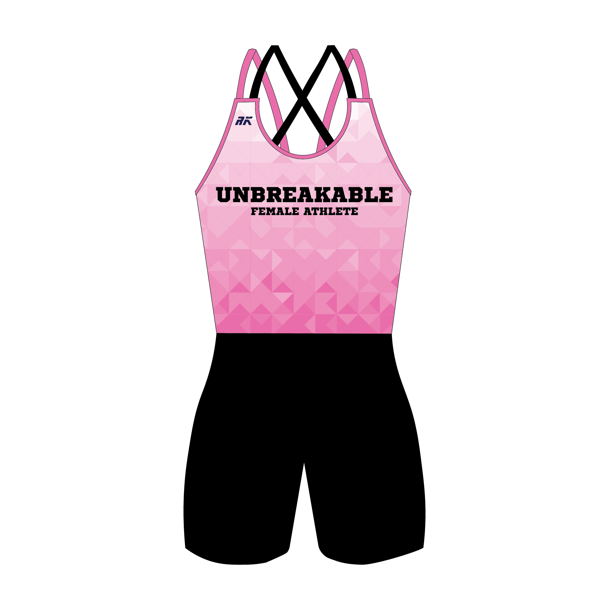 Unbreakable Female Athlete Strappy Henley AIO