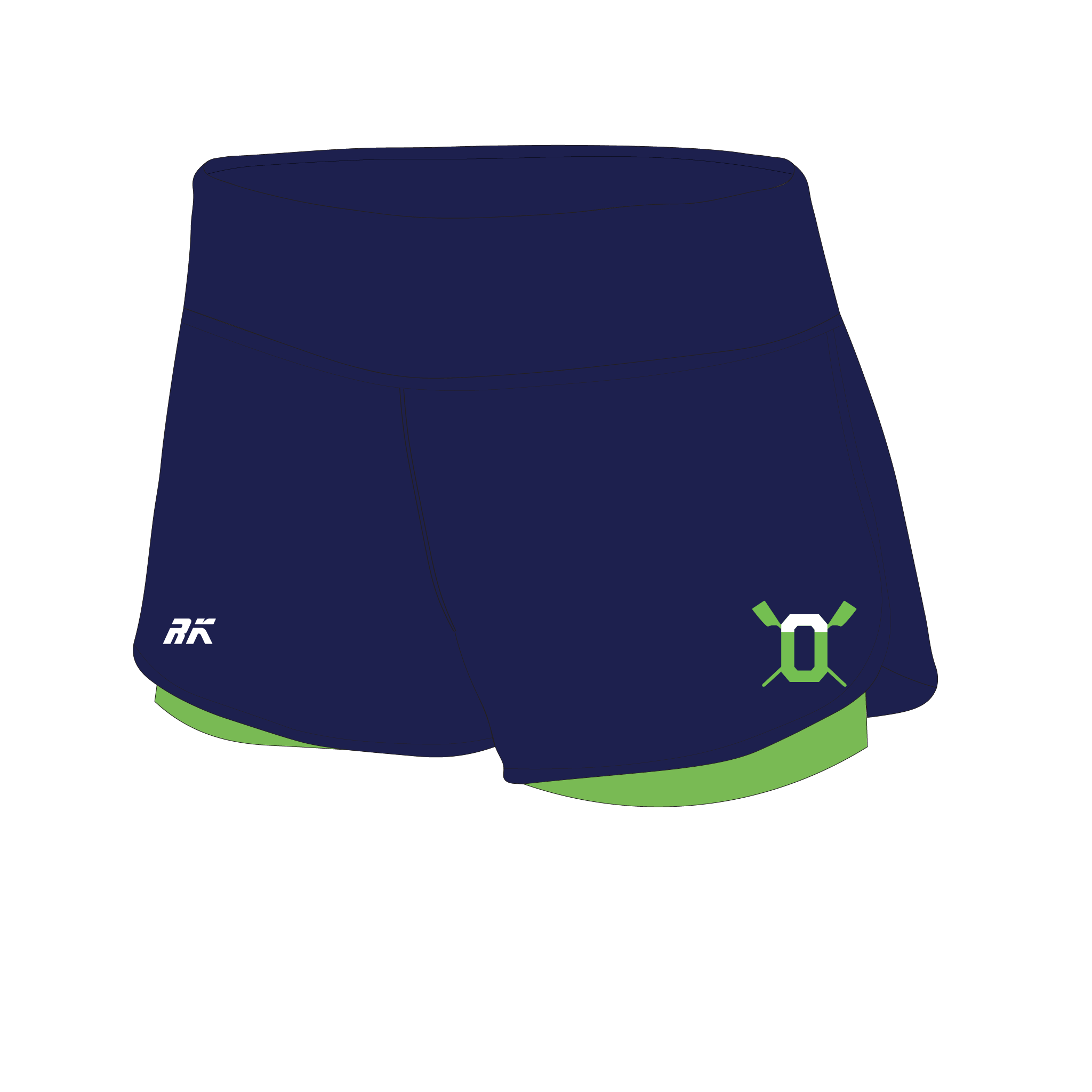 Oakland United Female Gym Shorts