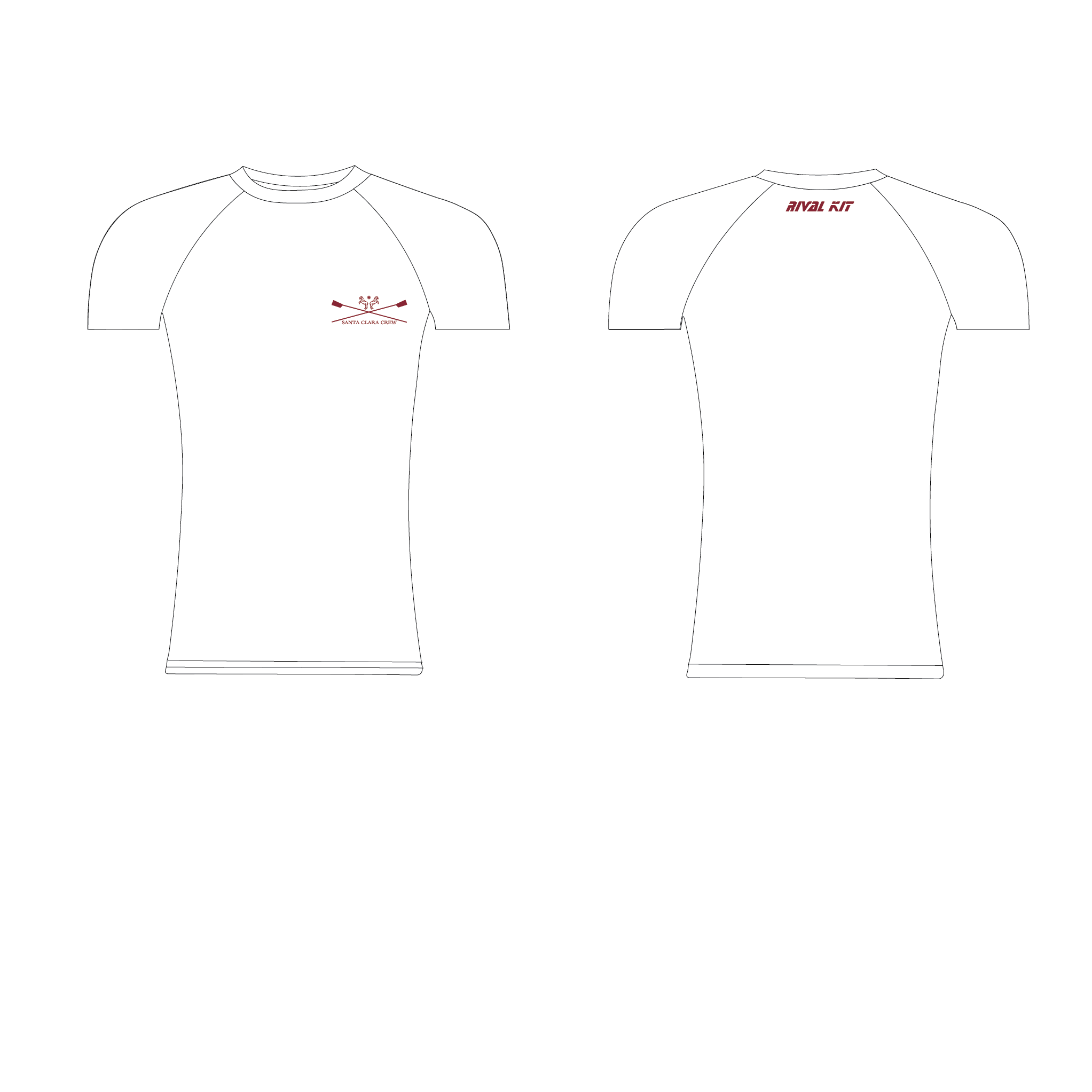 SANTA CARLA Rowing SHORT Sleeve Base Layer