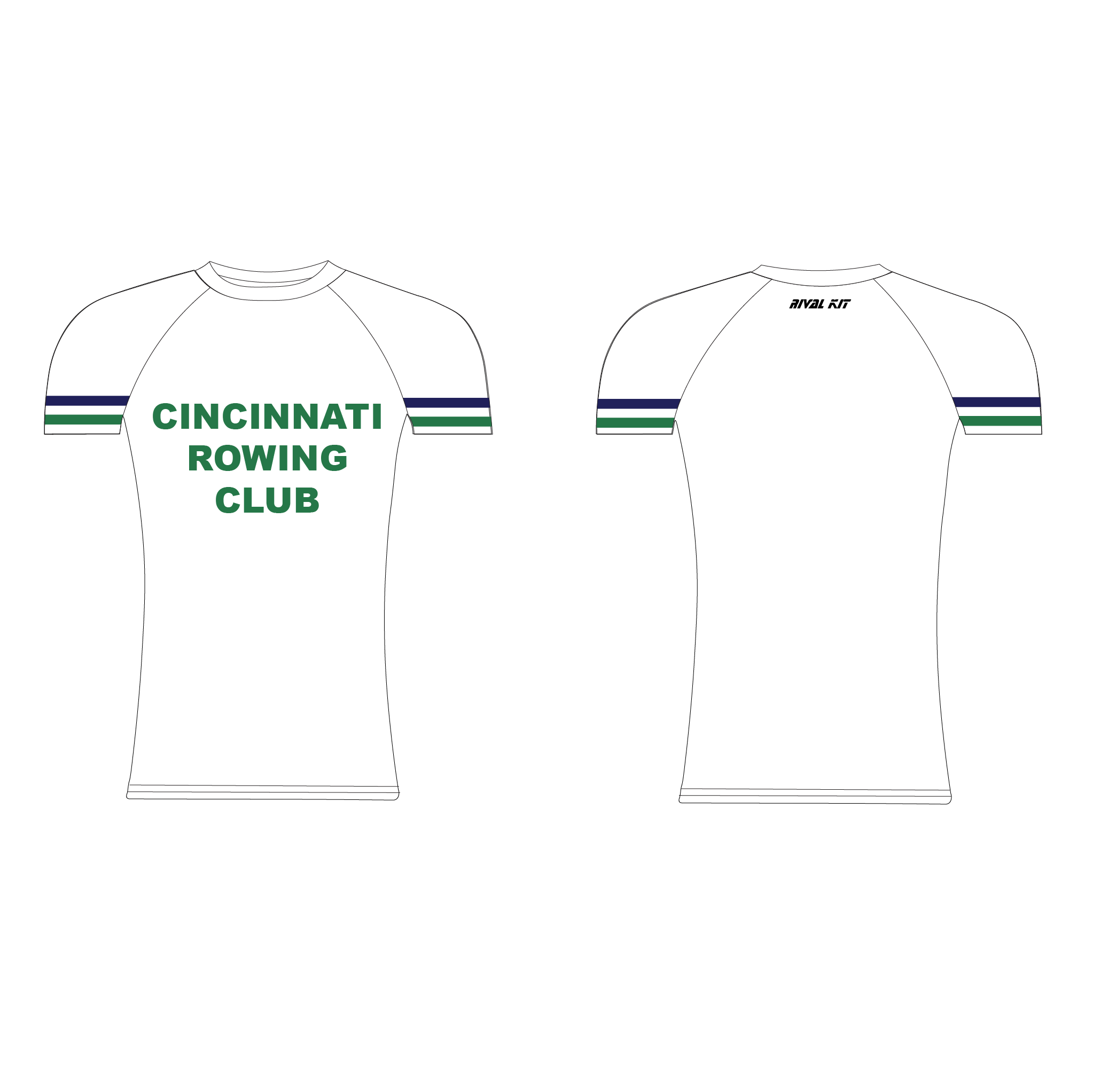 Cincinnati RC White Short Sleeve Base-Layer