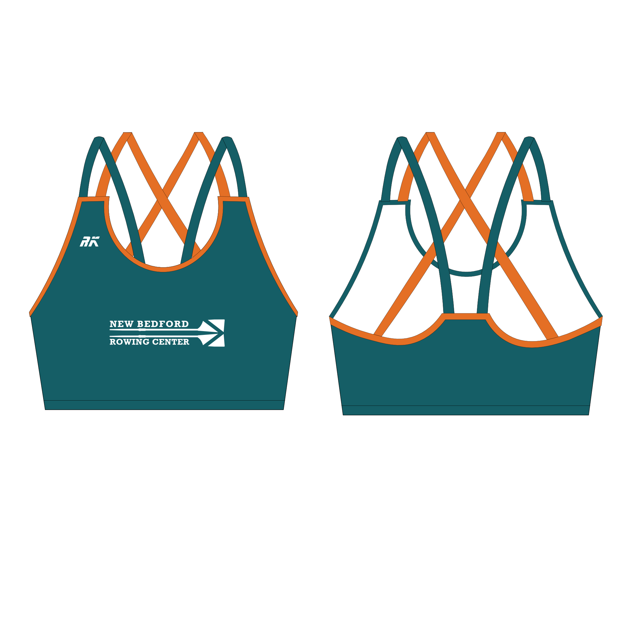 New Bedford Rowing Center strap bra