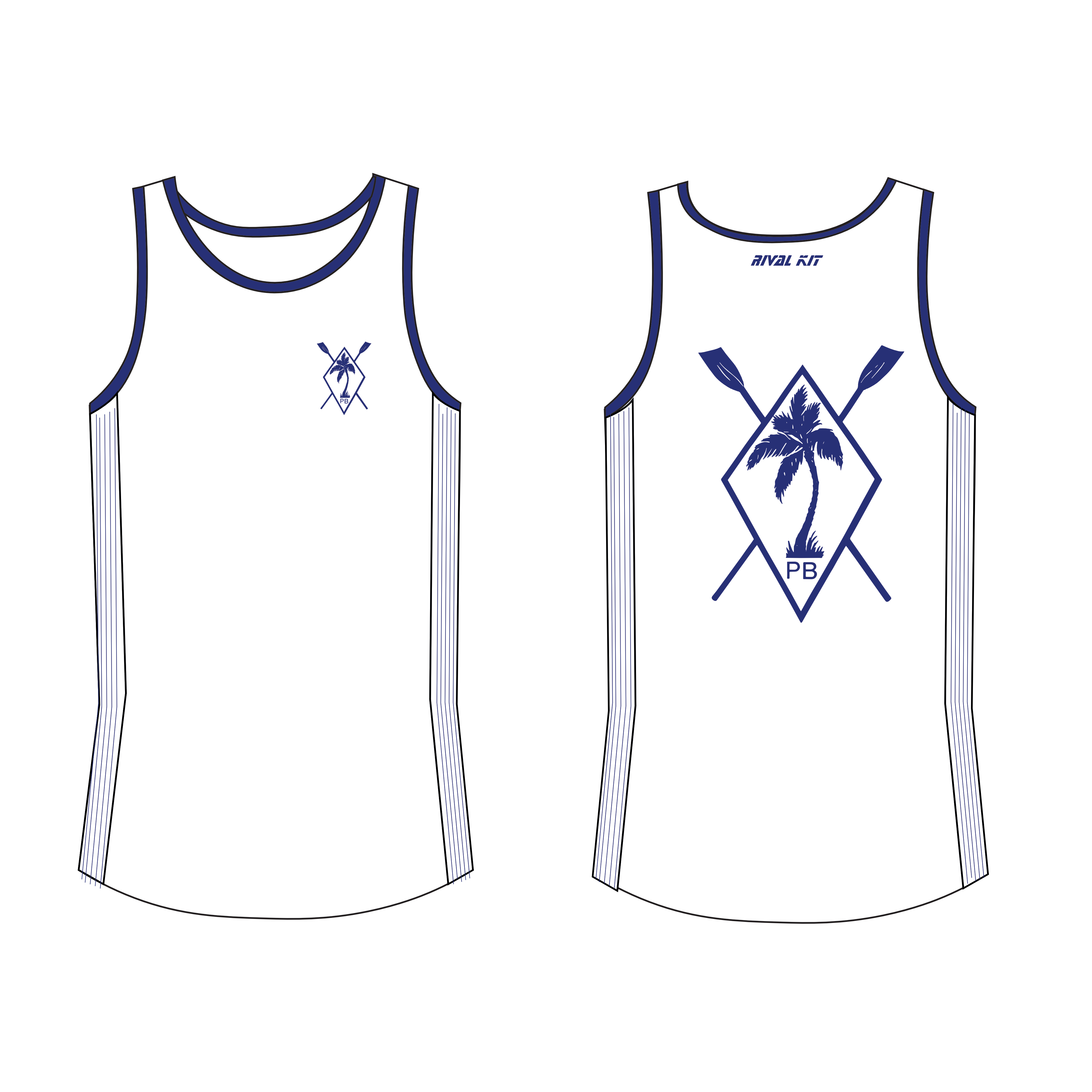 Palm Beach Rowing Vest