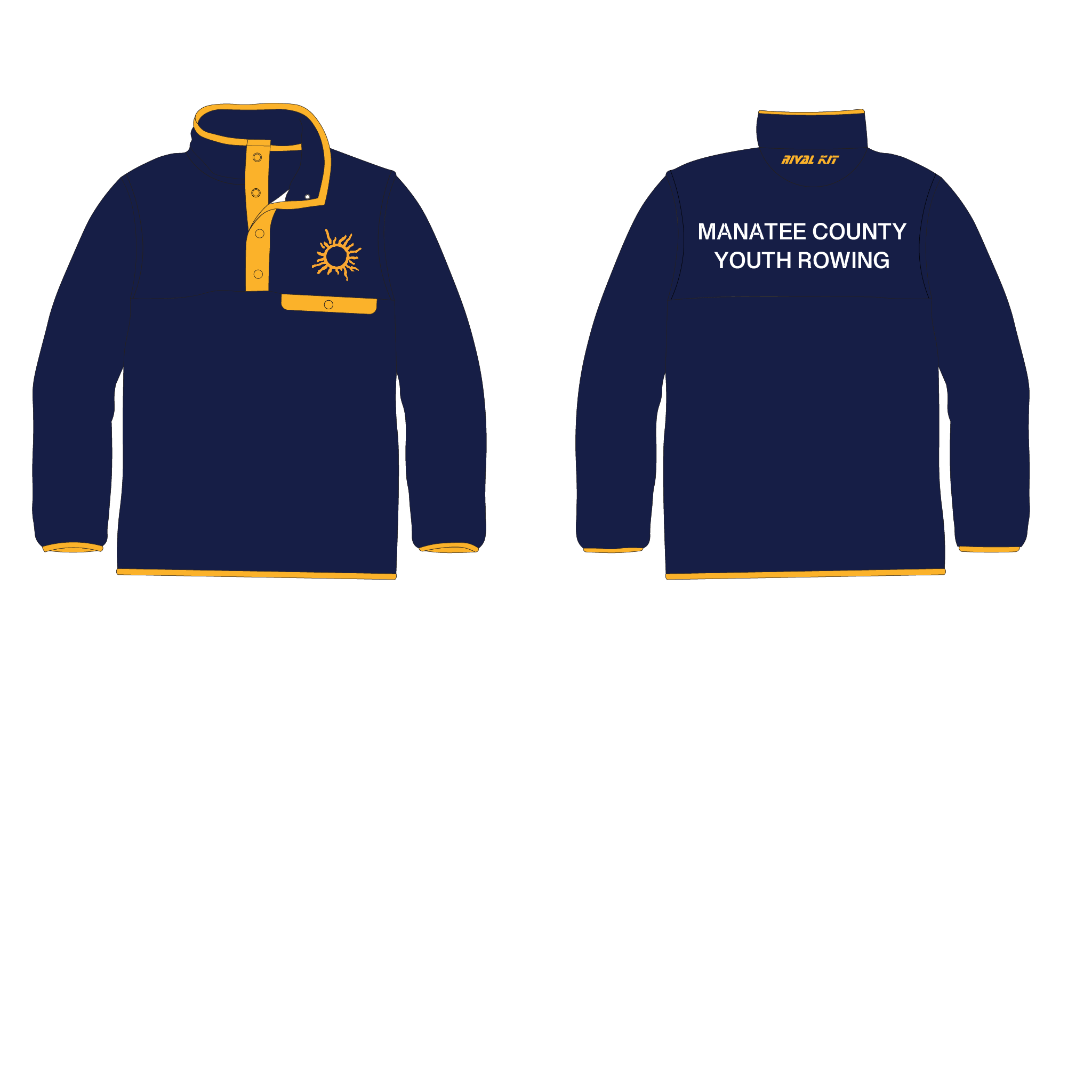 Manatee County Youth Rowing Pocket Fleece