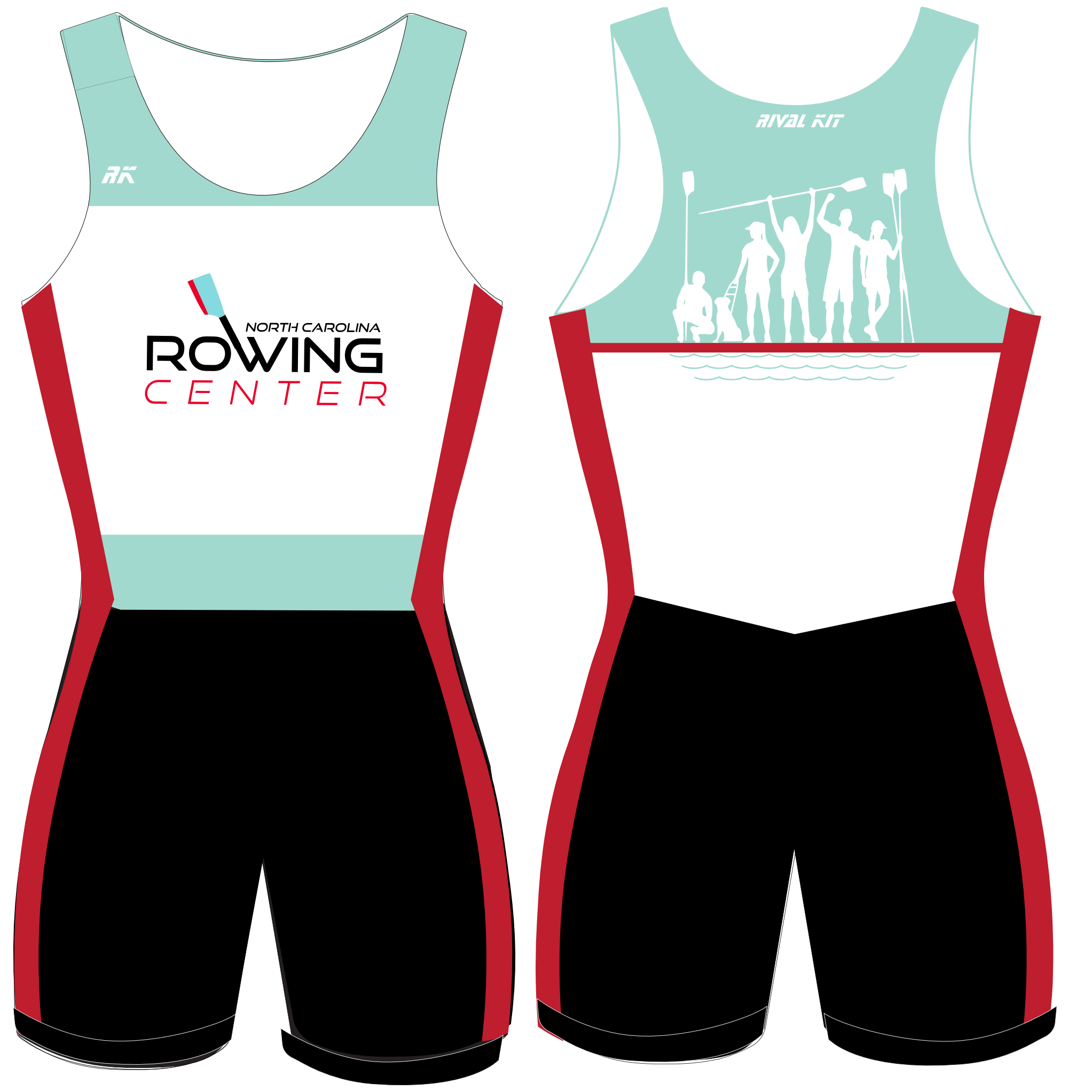 North Carolina Rowing Team Racing Uni AIOX