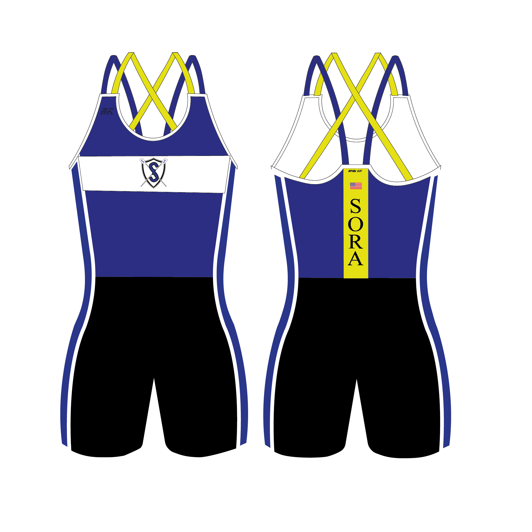 SORA Blue Strappy AIO