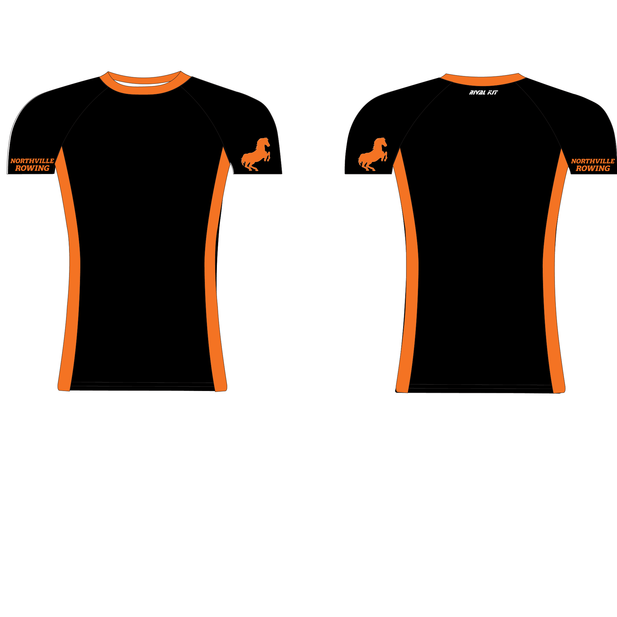 Northville Rowing Club JV/Varsity and Novice Short Sleeve Base-Layer