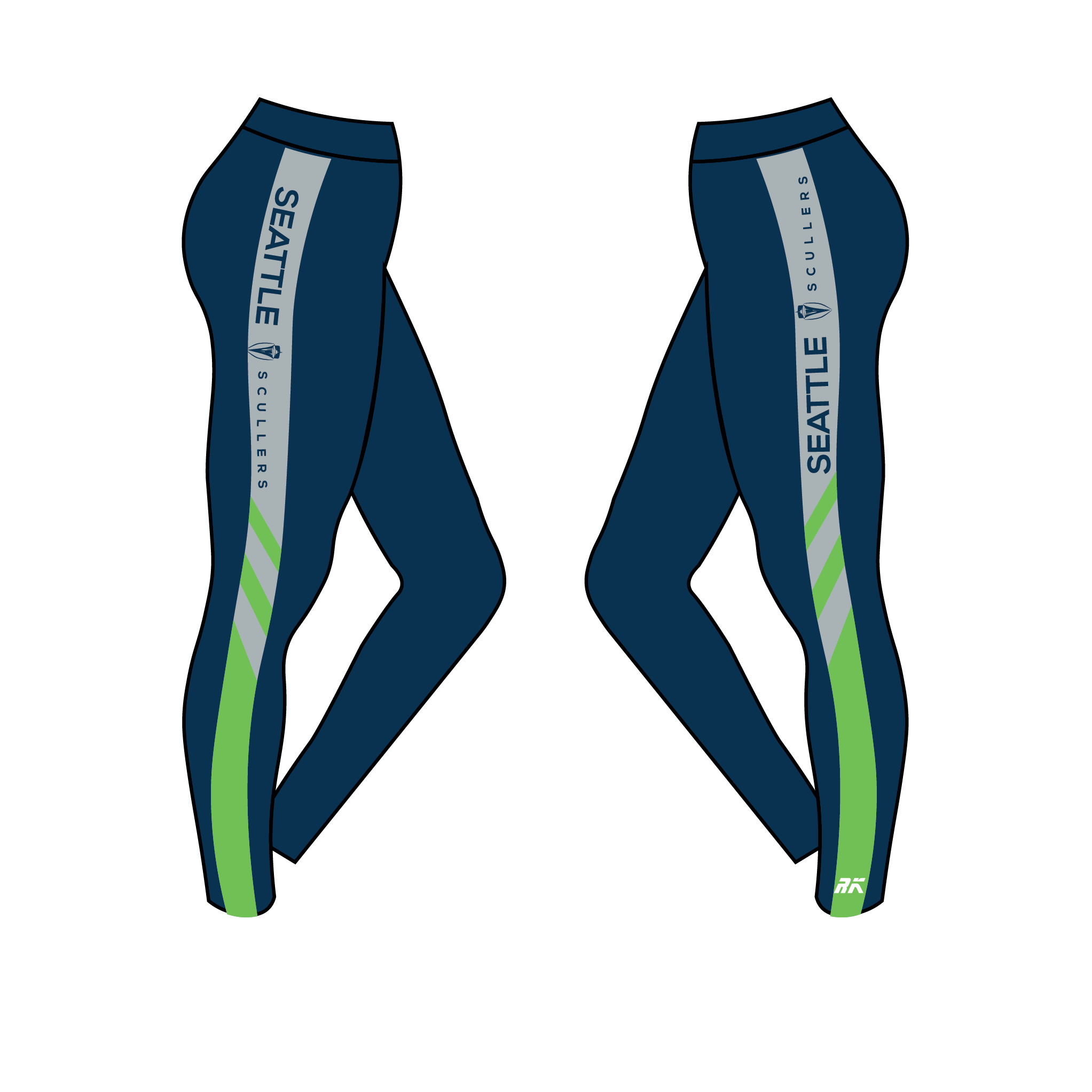 SEATTLE SCULLERS Racing Leggings