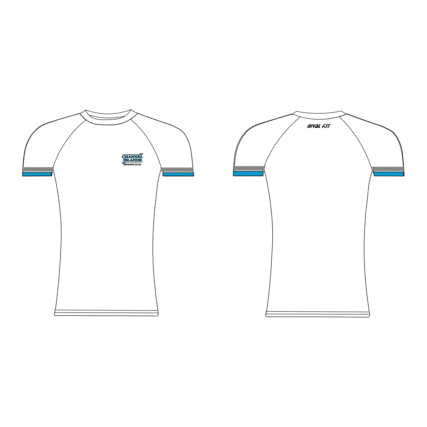 Channel Islands Rowing Club Short Sleeve Base-Layer
