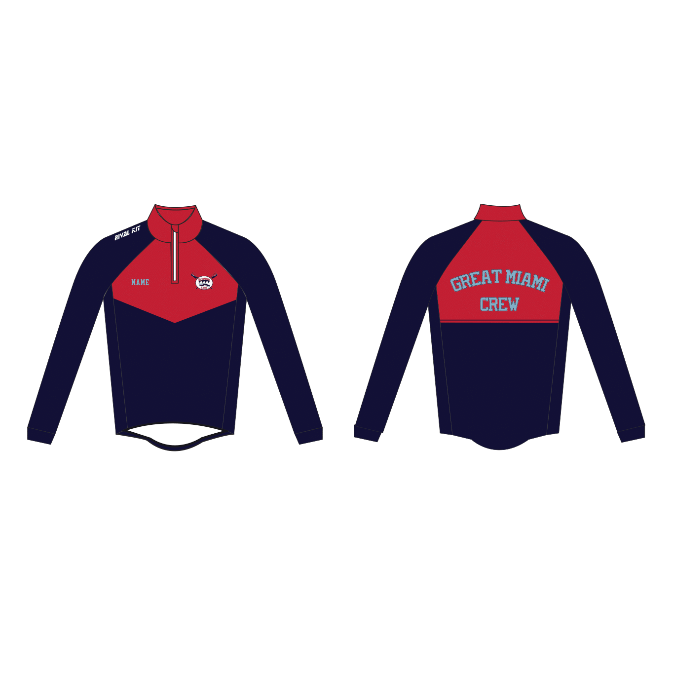 Great Miami Rowing Crew Splash Jacket