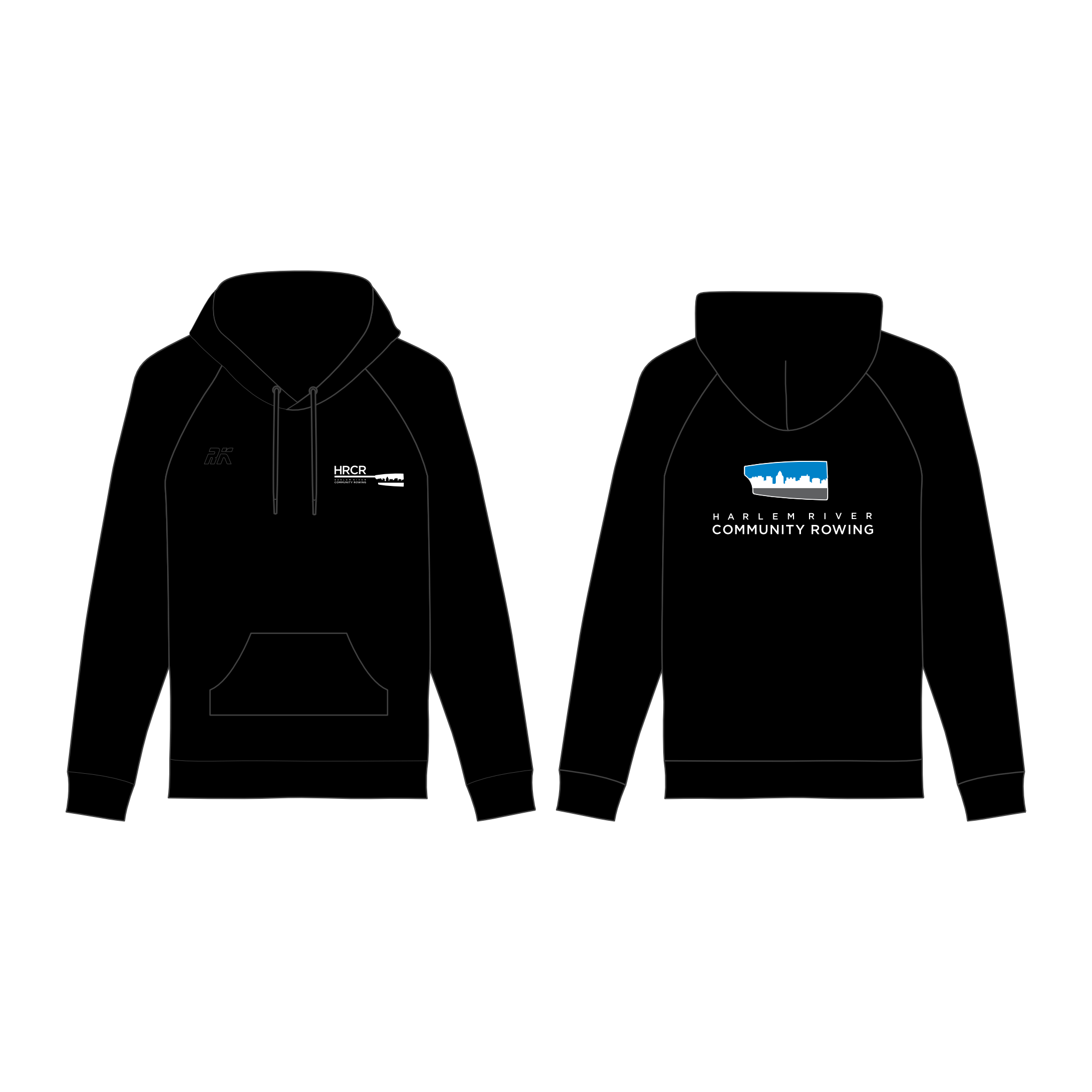 HRCR Black Hoodie