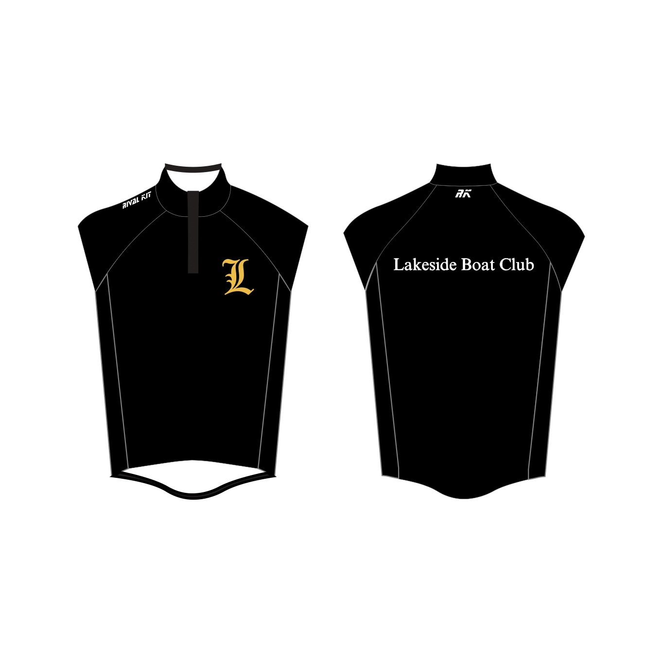 Lakeside Boat Club Black Splash Gilet