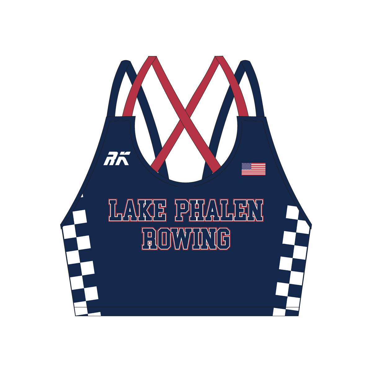 Lake Phalen Rowing Strappy Sports Bra