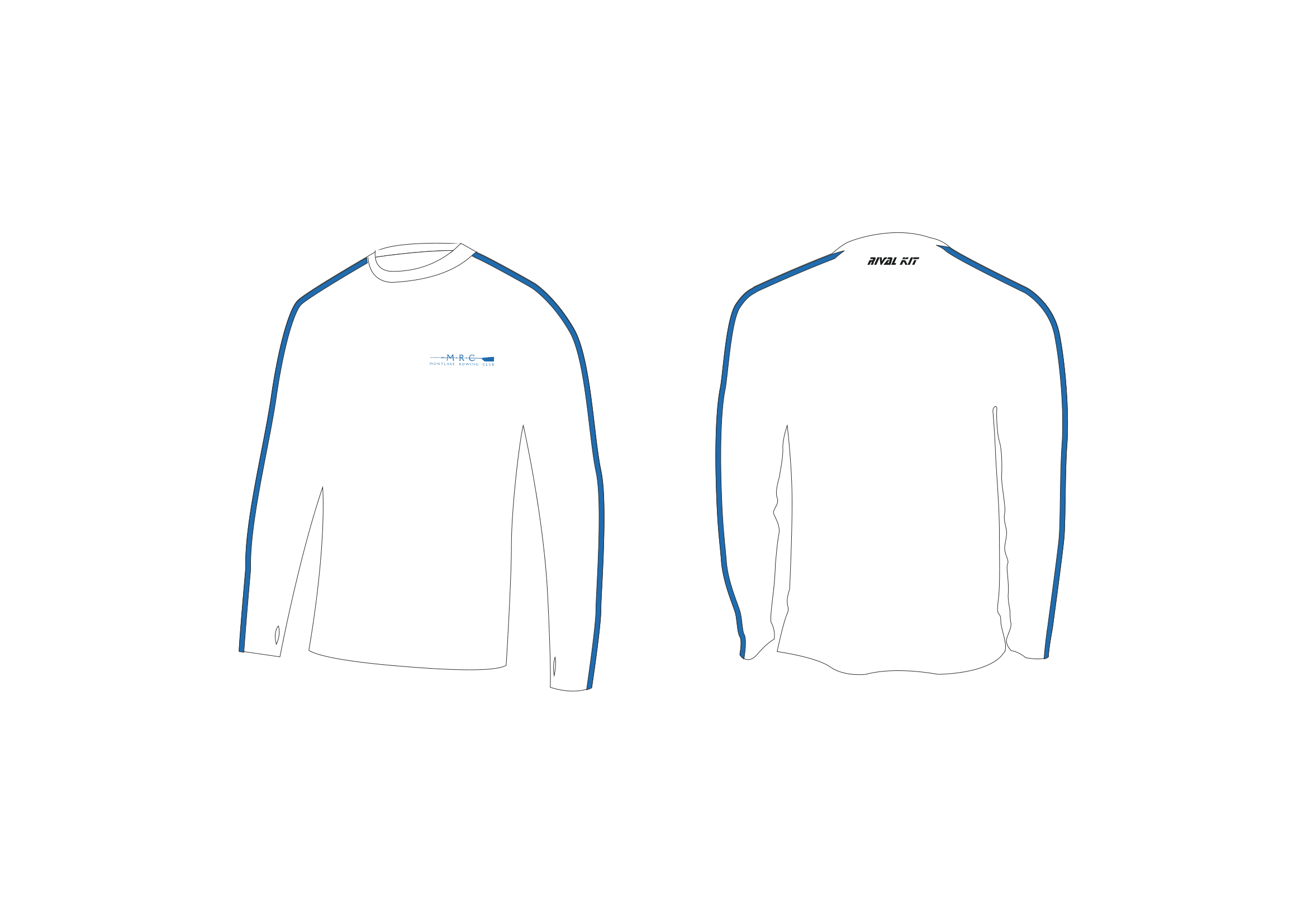 Montlake Rowing Club 201 Gym Long Sleeve T-Shirt