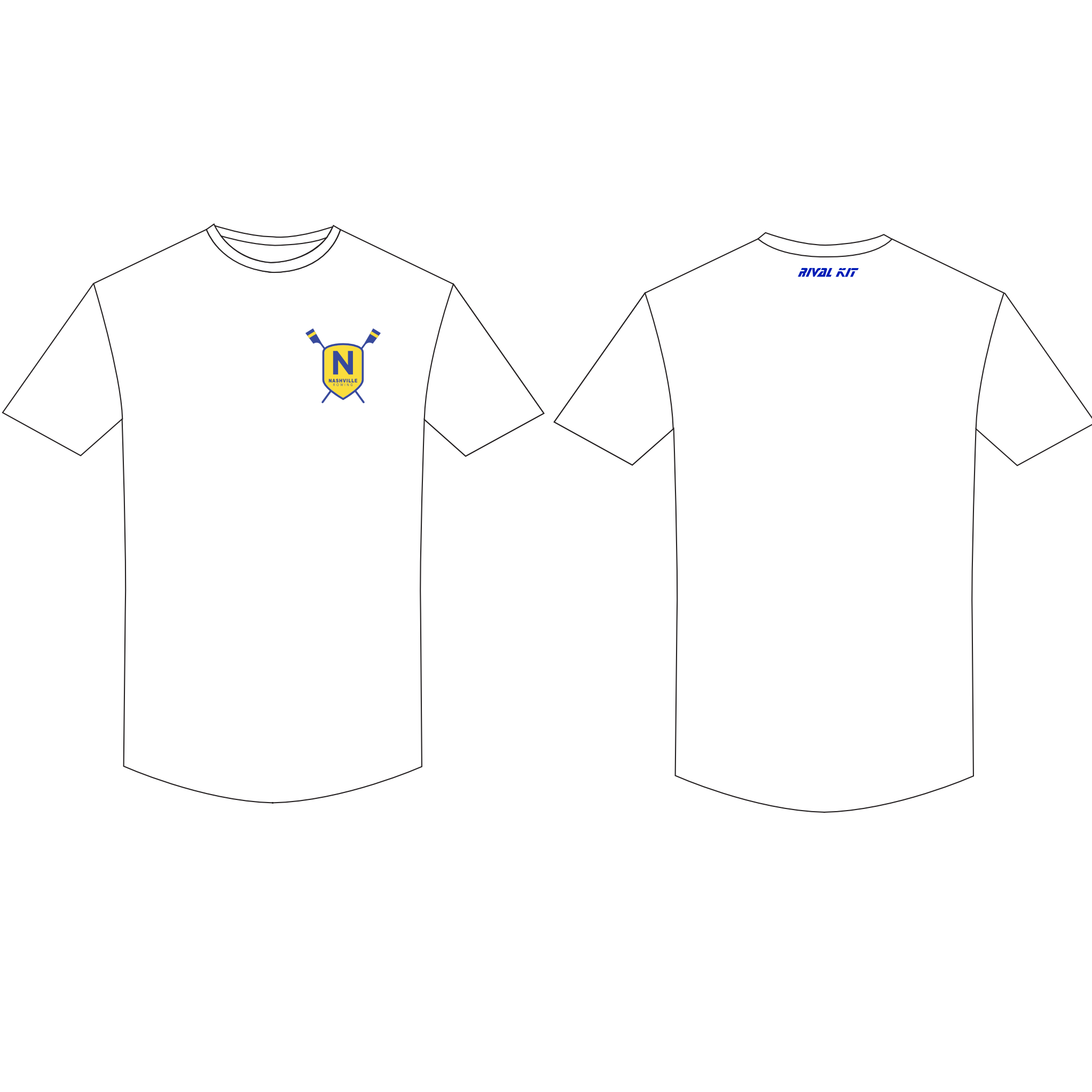 NASHVILLE ROWING Casual T-Shirt