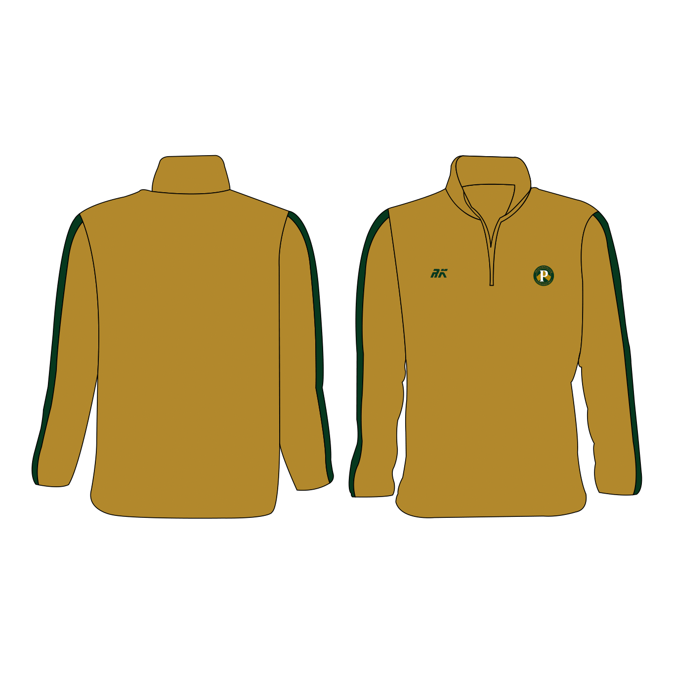 Pocock Rowing Club Fleece Gold
