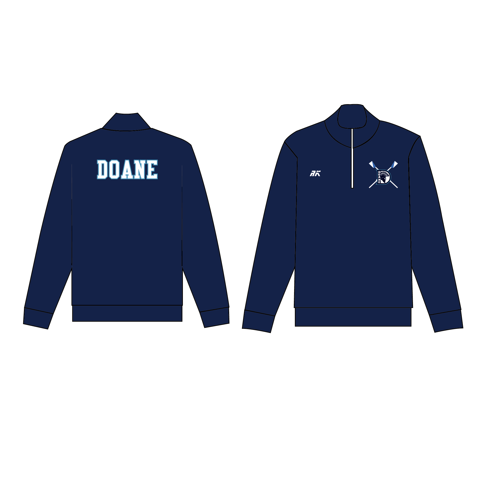 Doane Academy Crew Casual Q-Zip