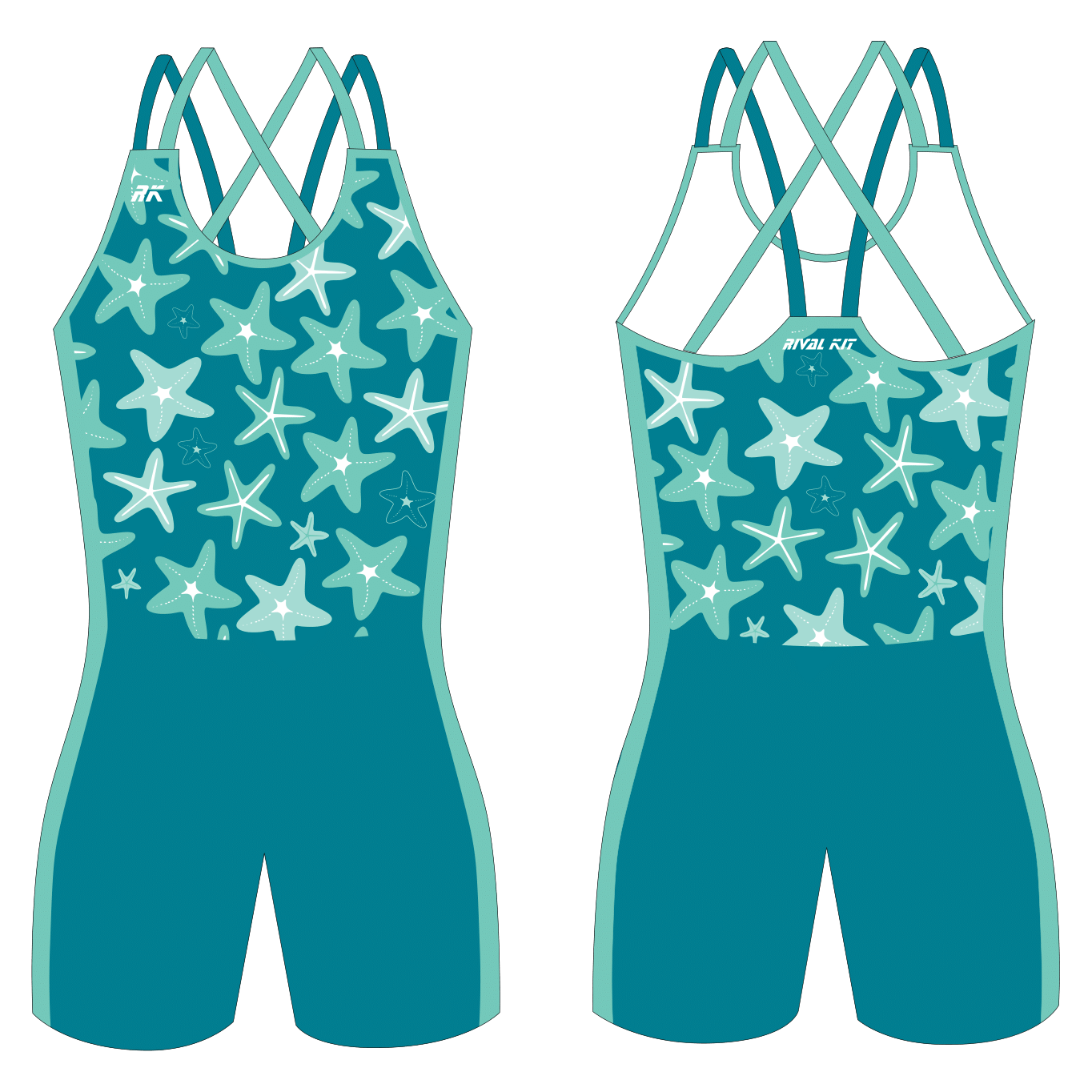 Teal Starfish Strappy AIOX