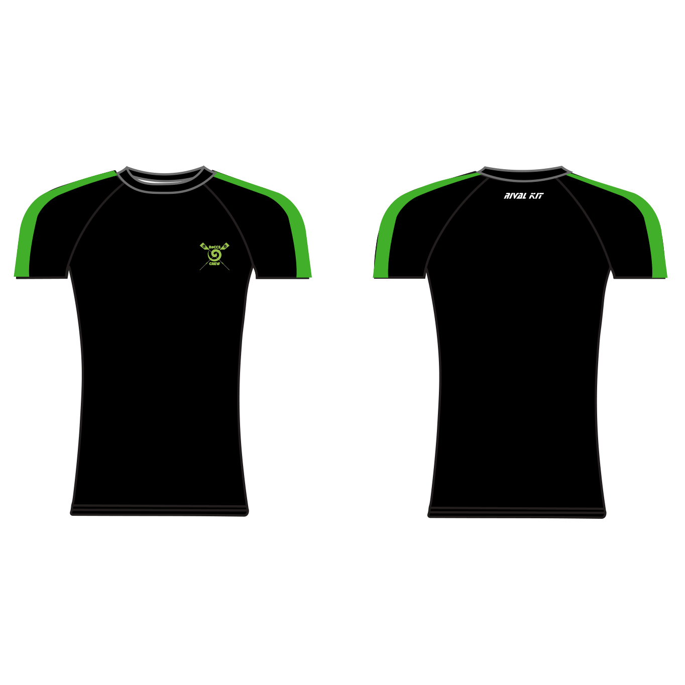 ROCCS Black Short Sleeve Base-Layer