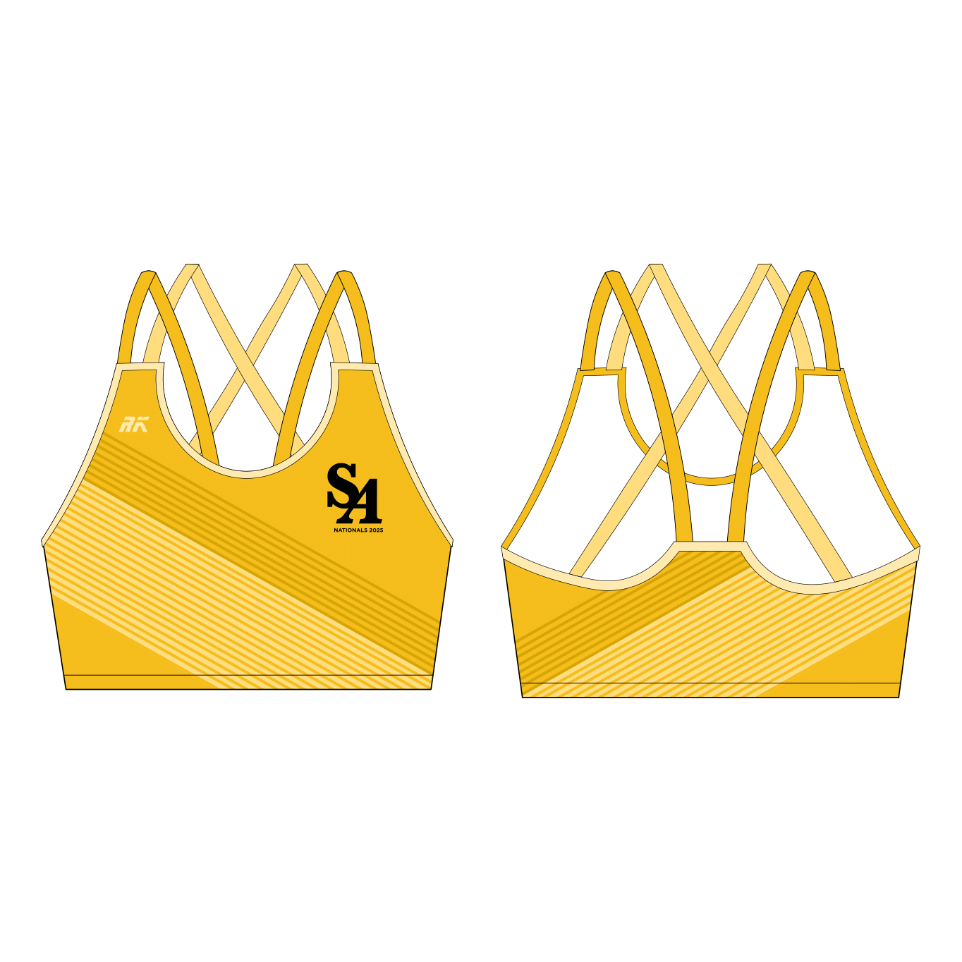 St. Andrew Rowing Club Nationals 2025 Strappy Sports Bra