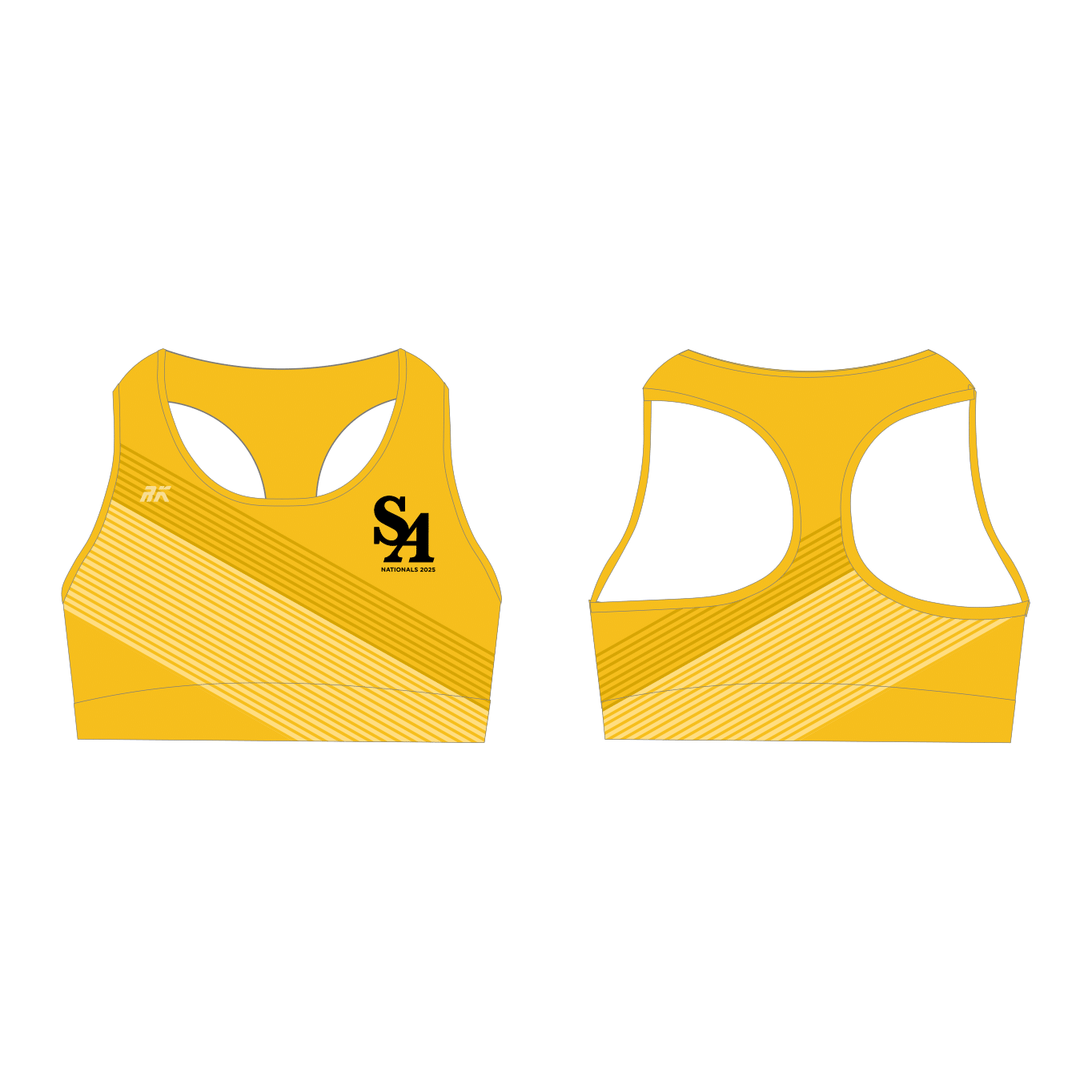 St. Andrew Rowing Club Nationals 2025 Racer Back Sports Bra