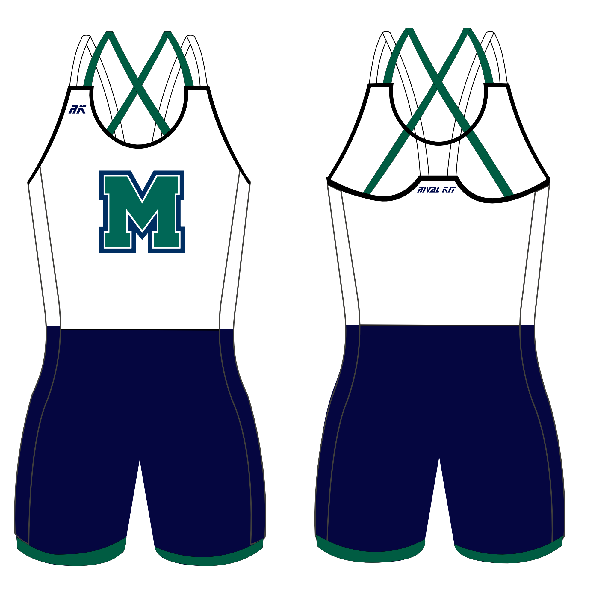 Mercyhurst University Boat Club Strappy AIOX