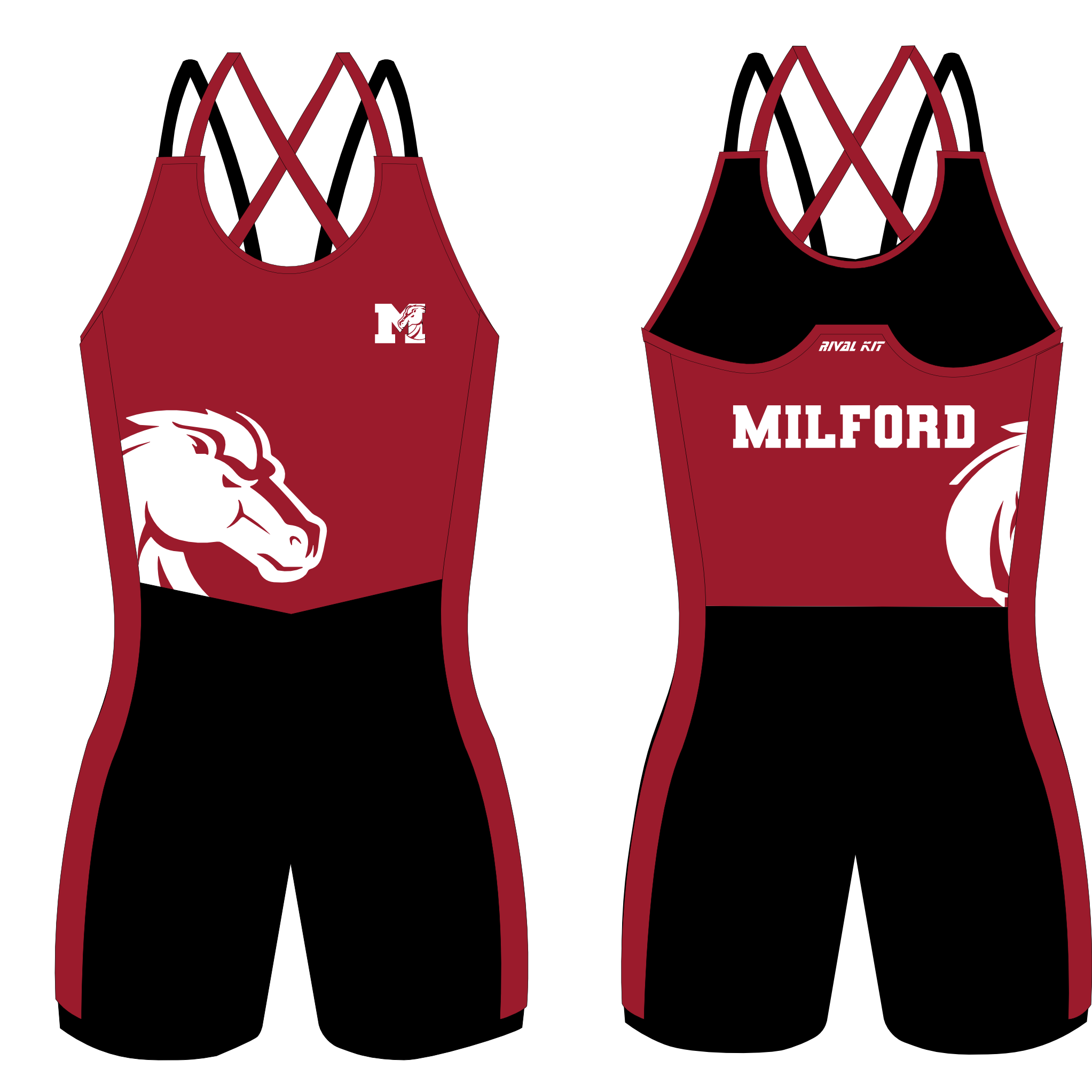Milford HS Rowing Strappy AIOX