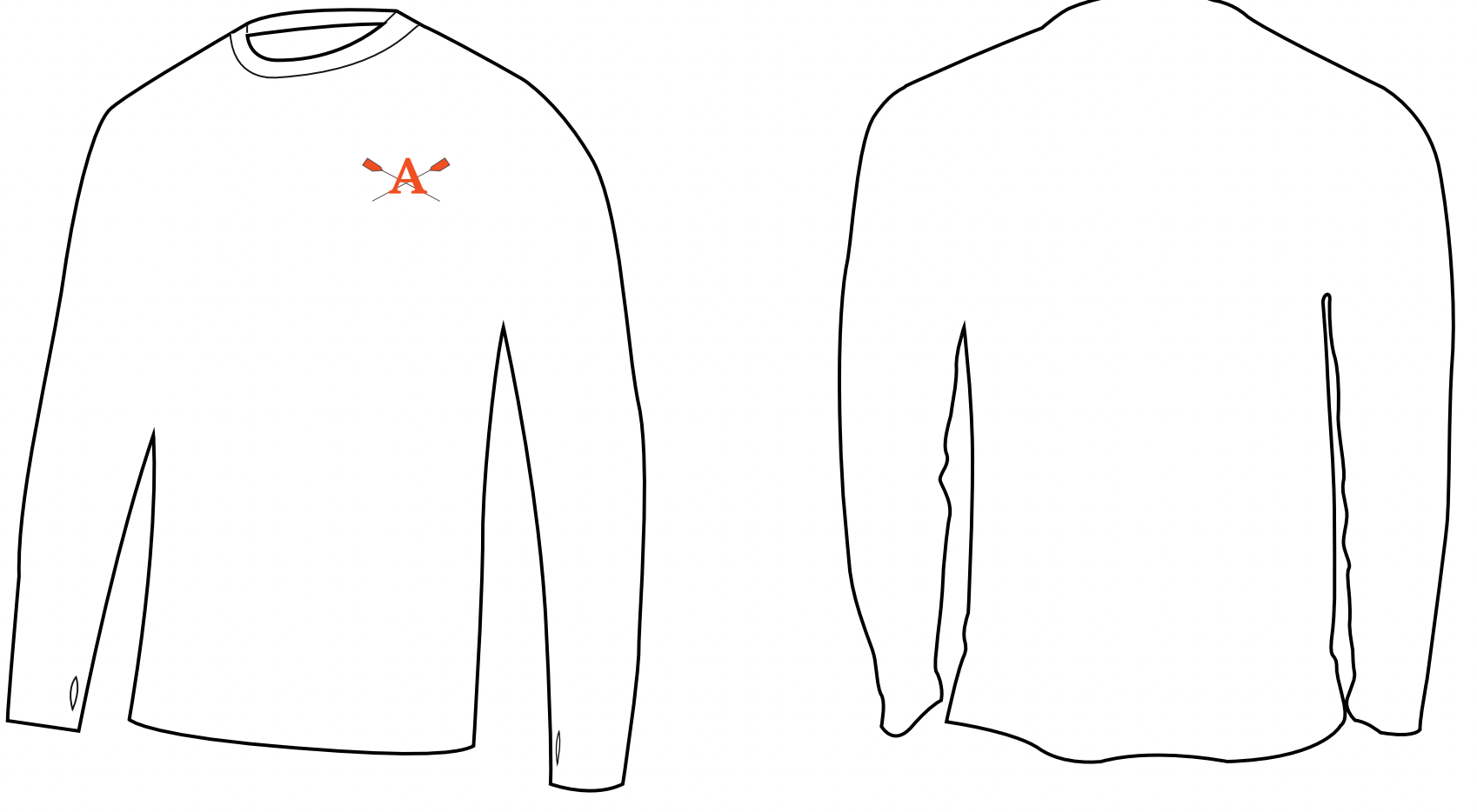 ALBANY Rowing 201 Gym Long Sleeve