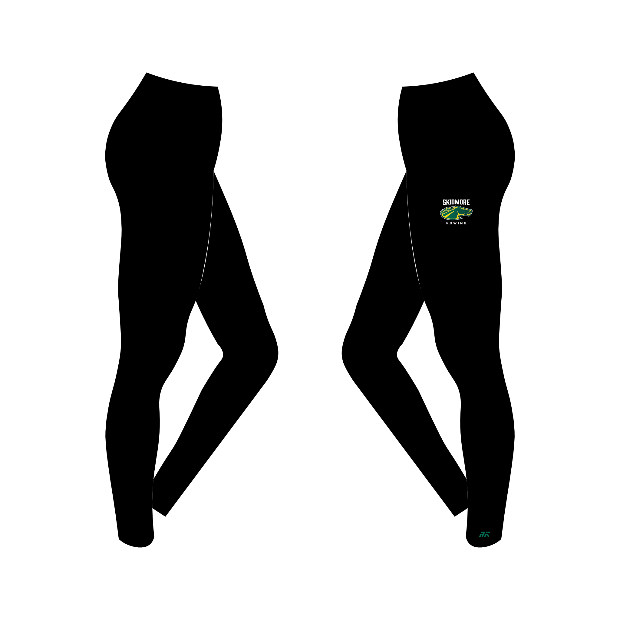 Skidmore Rowing Black Leggings