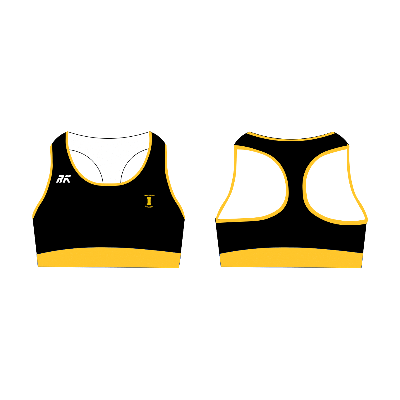UCI Rowing Racer Back Sports Bra