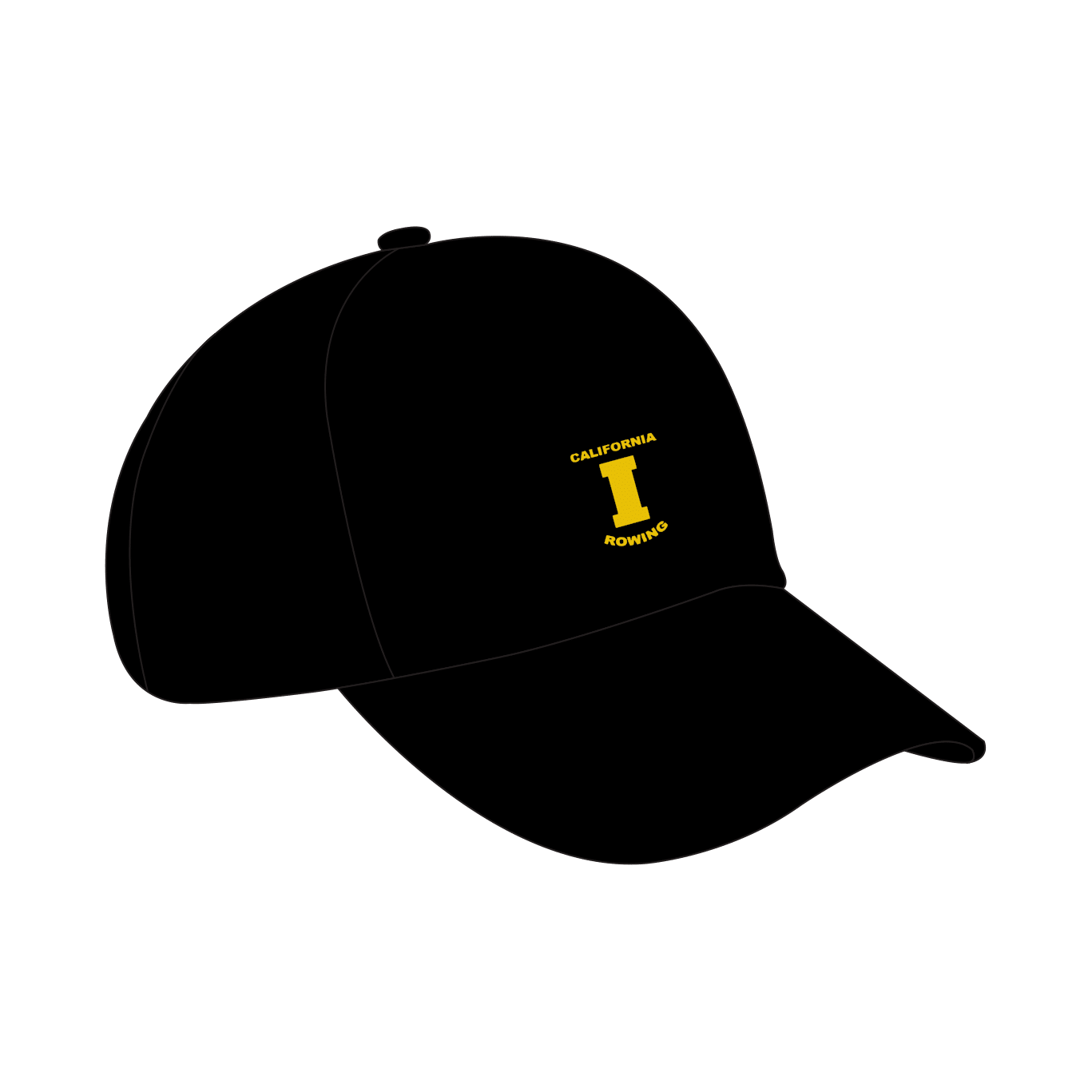 UCI Rowing Black Cap