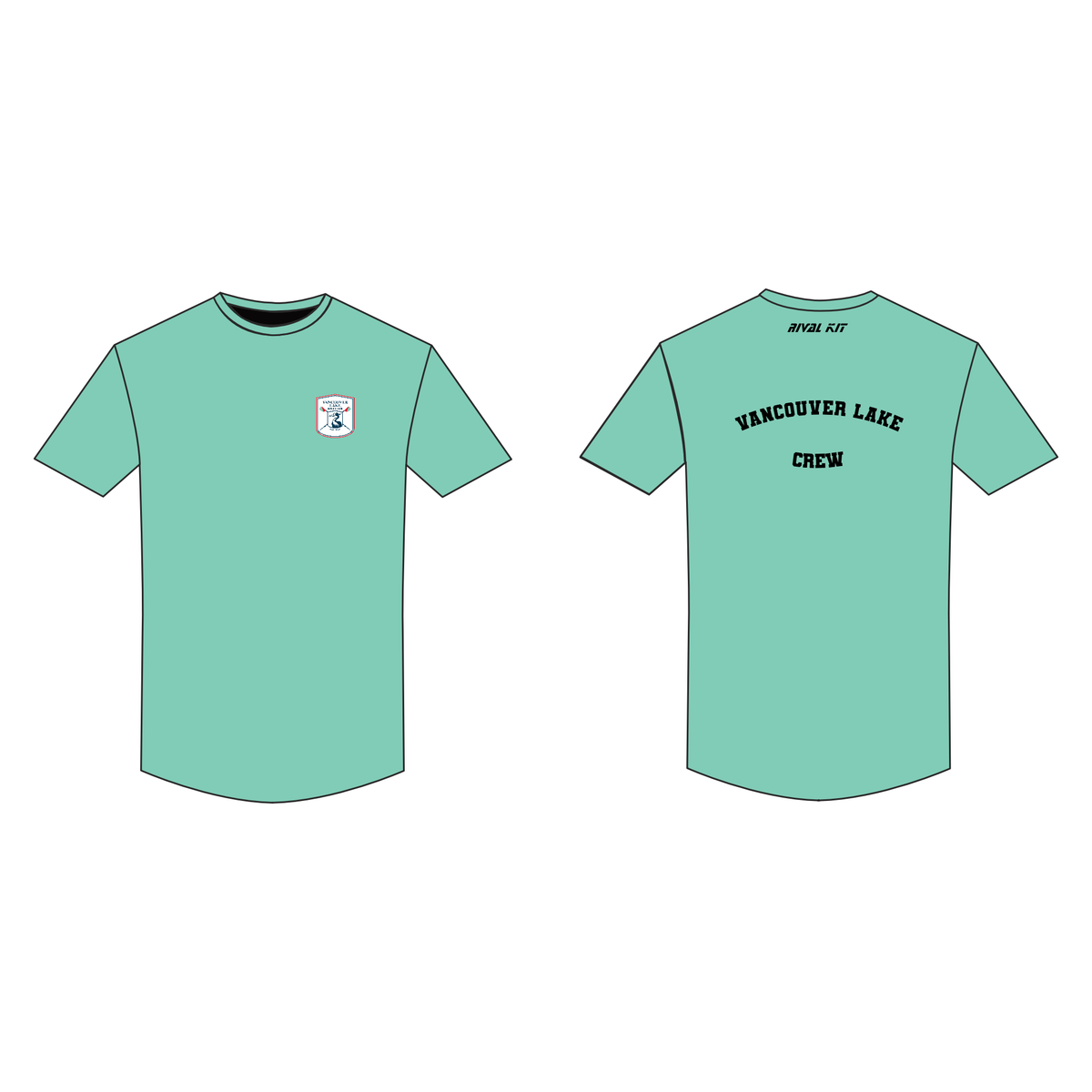 Vancouver Lake Rowing Club Short Sleeve Gym T-Shirt 3