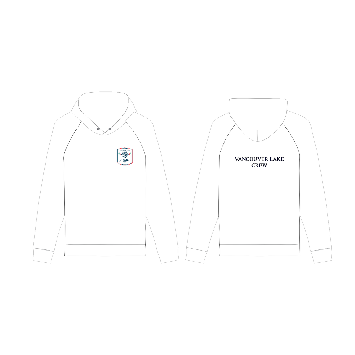 Vancouver Lake Rowing Club Sun Hoodie