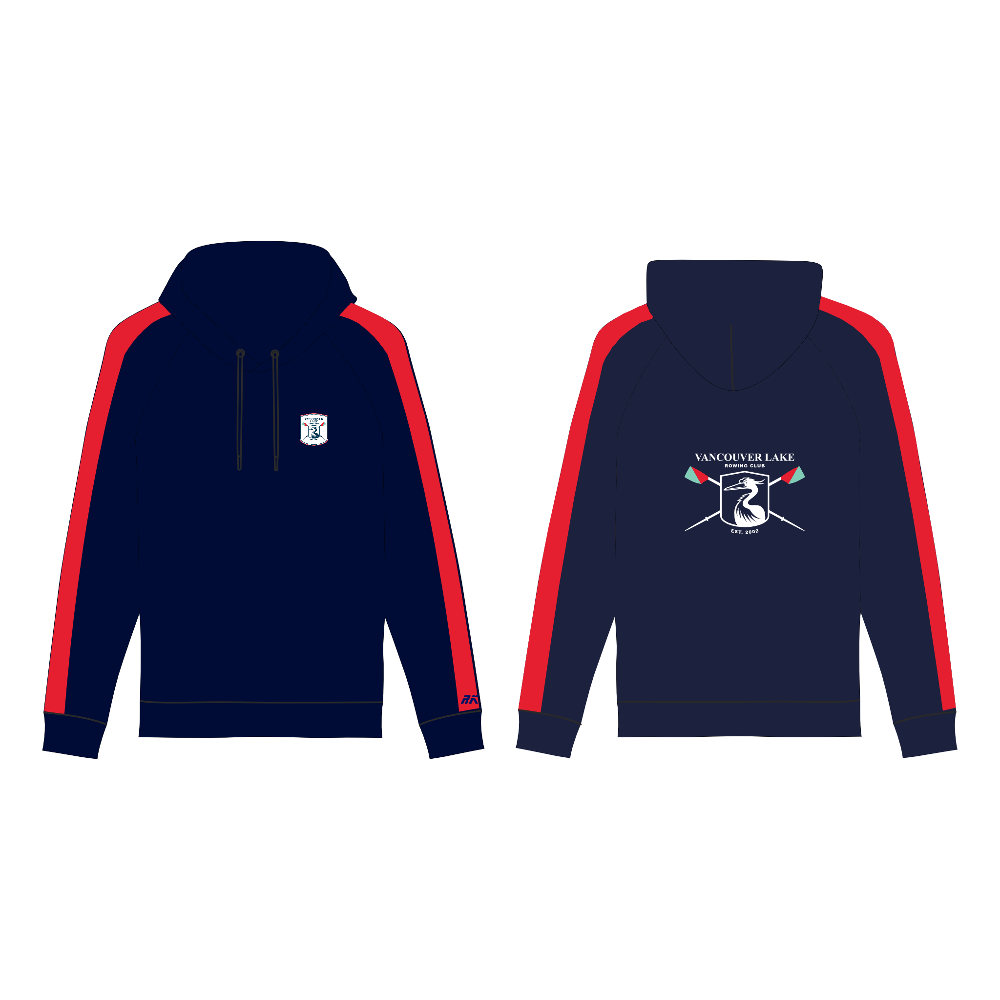 Vancouver Lake Rowing Club Bespoke Hoodie 2