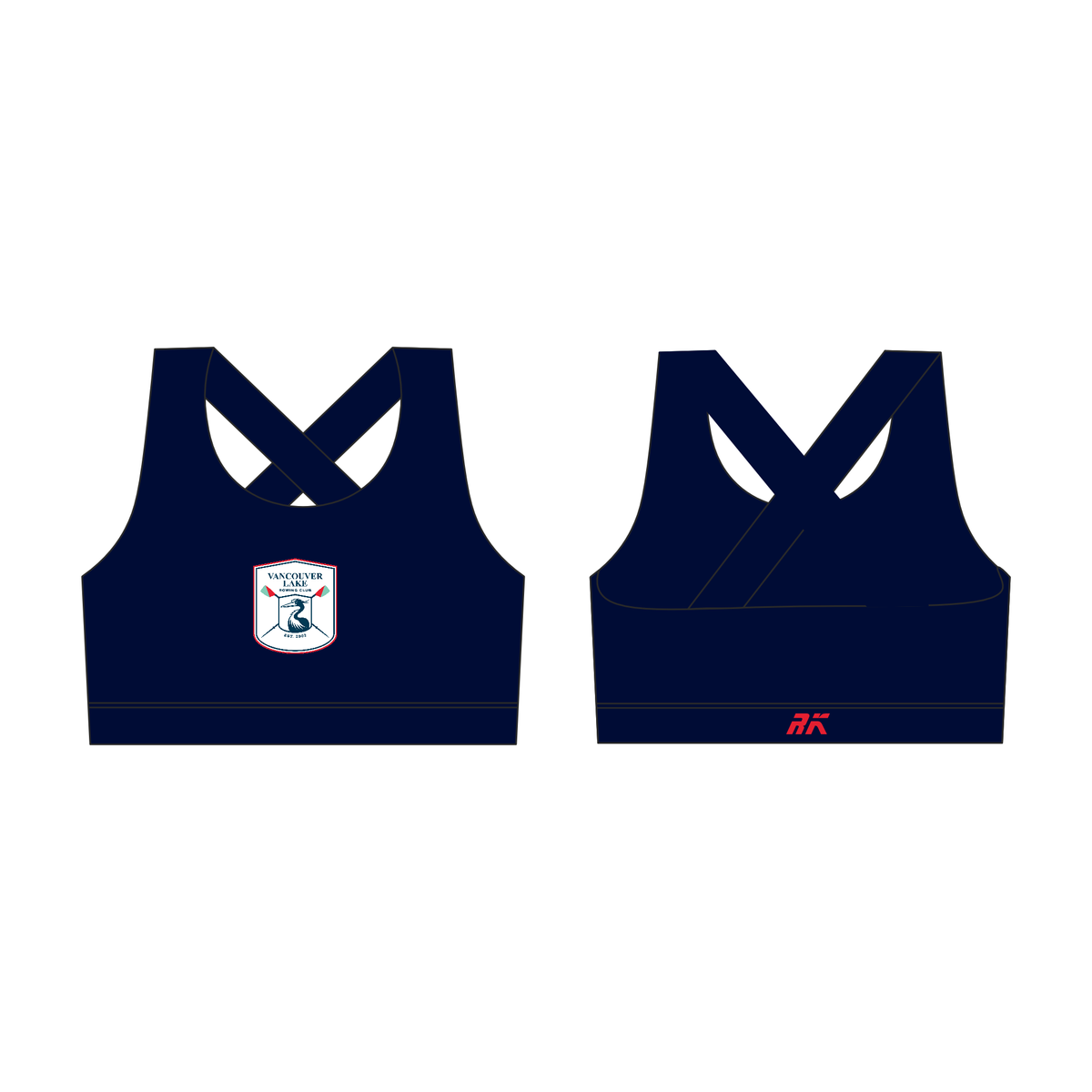 Vancouver Lake Rowing Club Cross Strap Bra