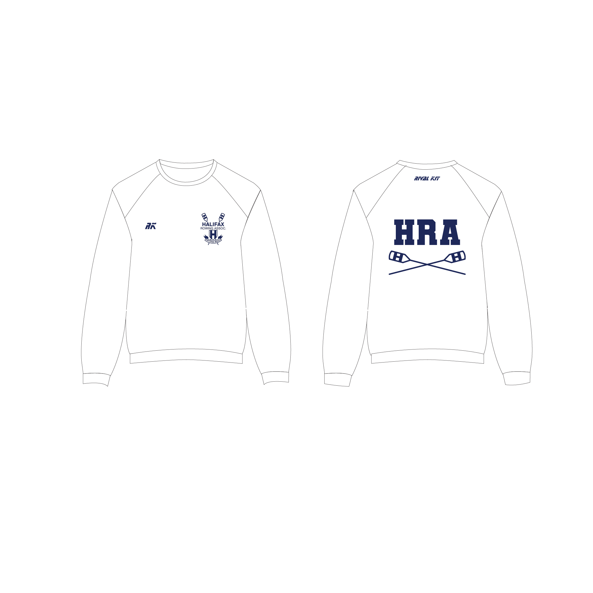 Halifax Rowing White Sweatshirt