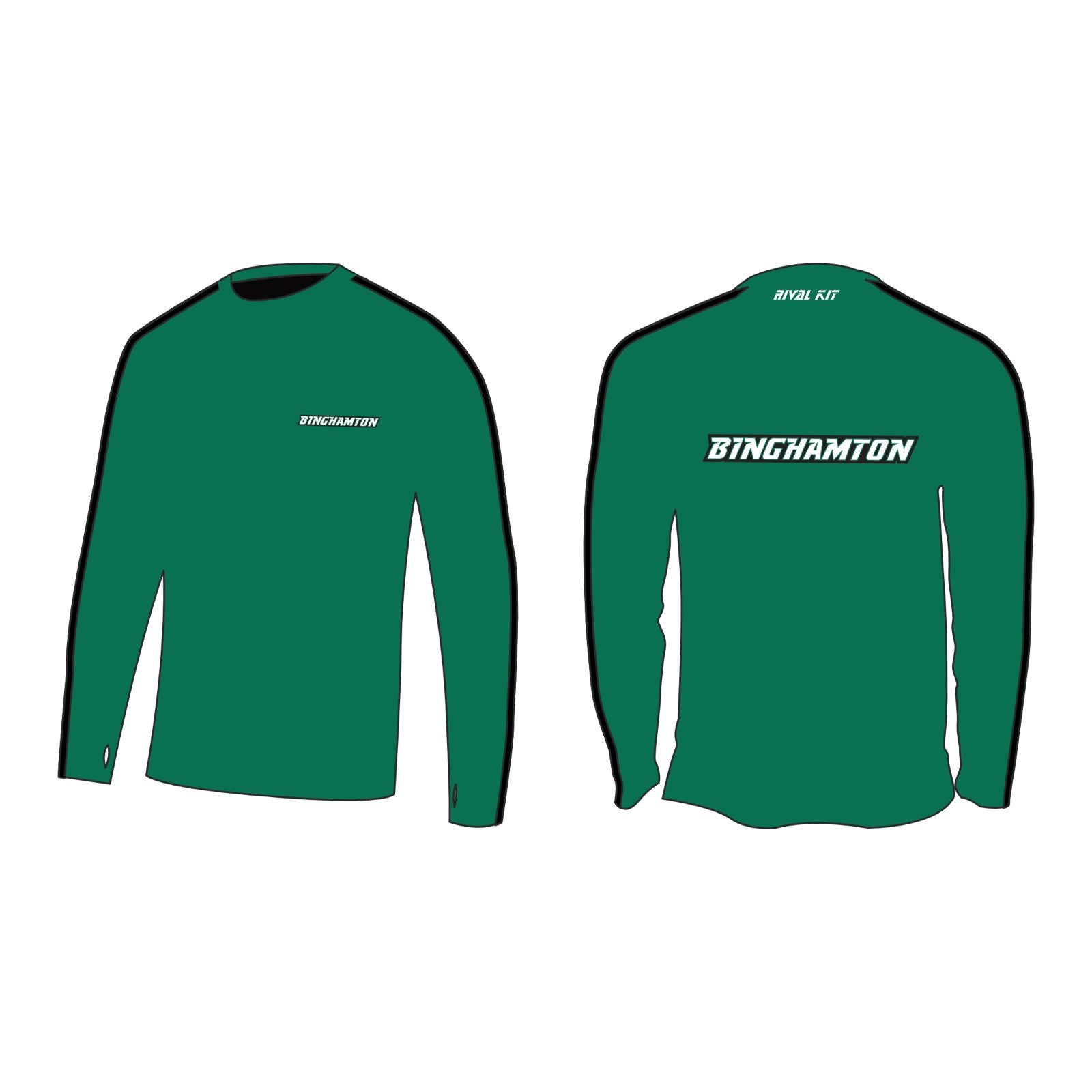 Binghamton University RC LONG SLEEVE bespoke Gymt
