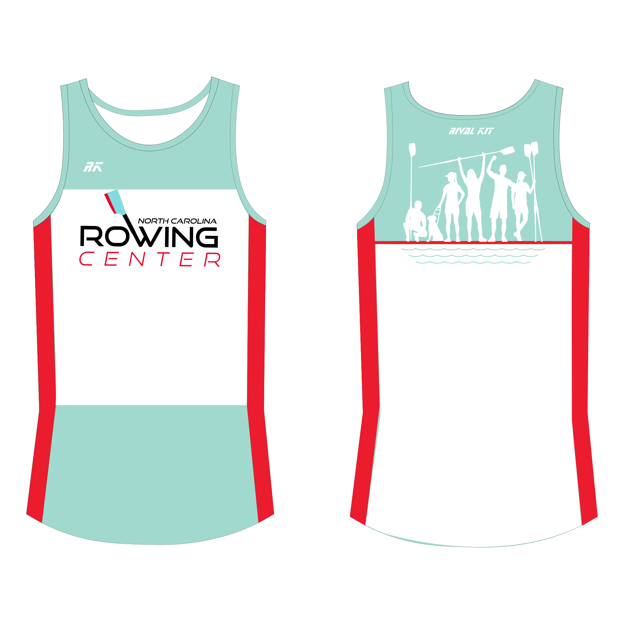 North Carolina Rowing Team Tank-top
