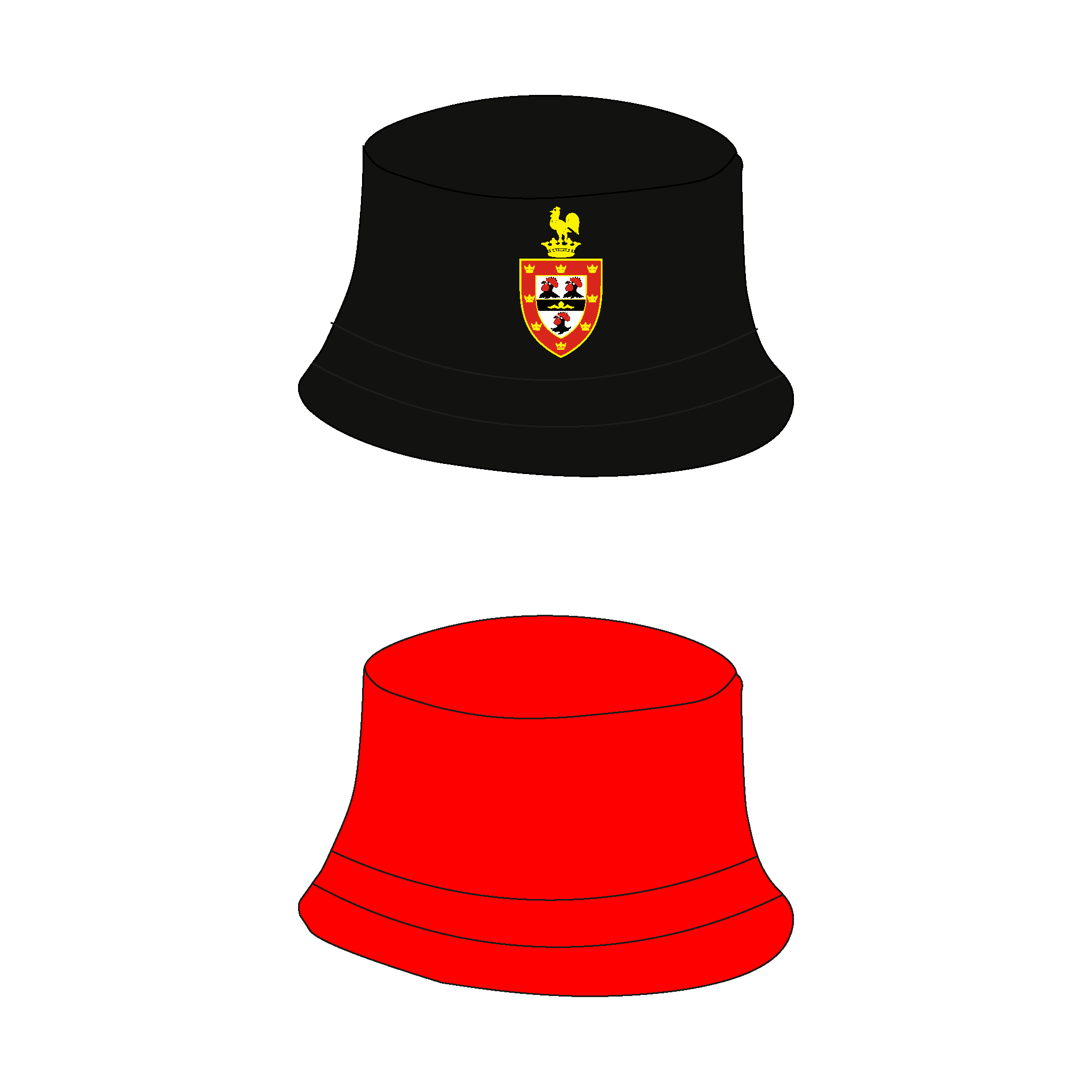 Jesus College Boat Club (Cambridge) Reversible Bucket Hat