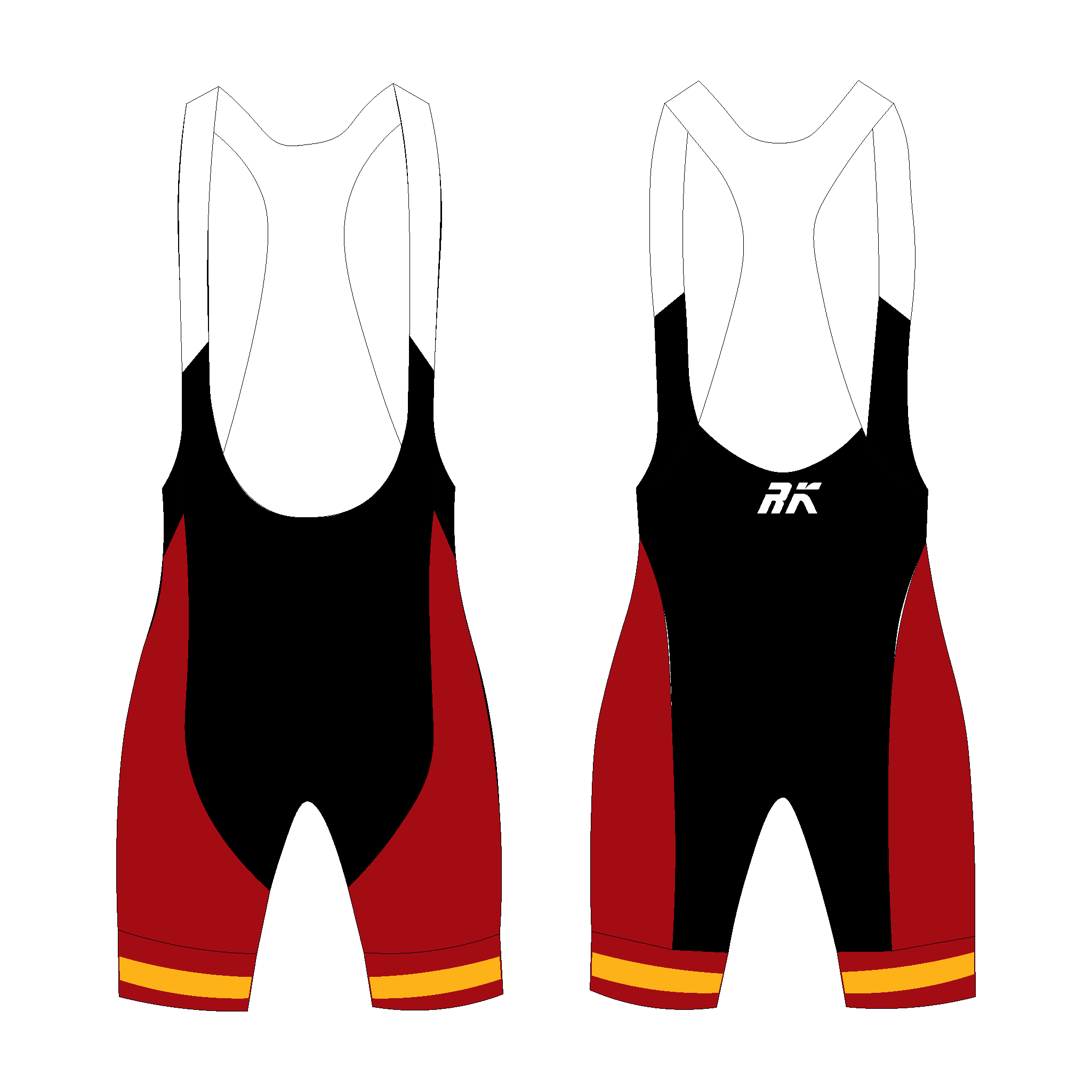 St Edmund Hall BC Cycling bib shorts