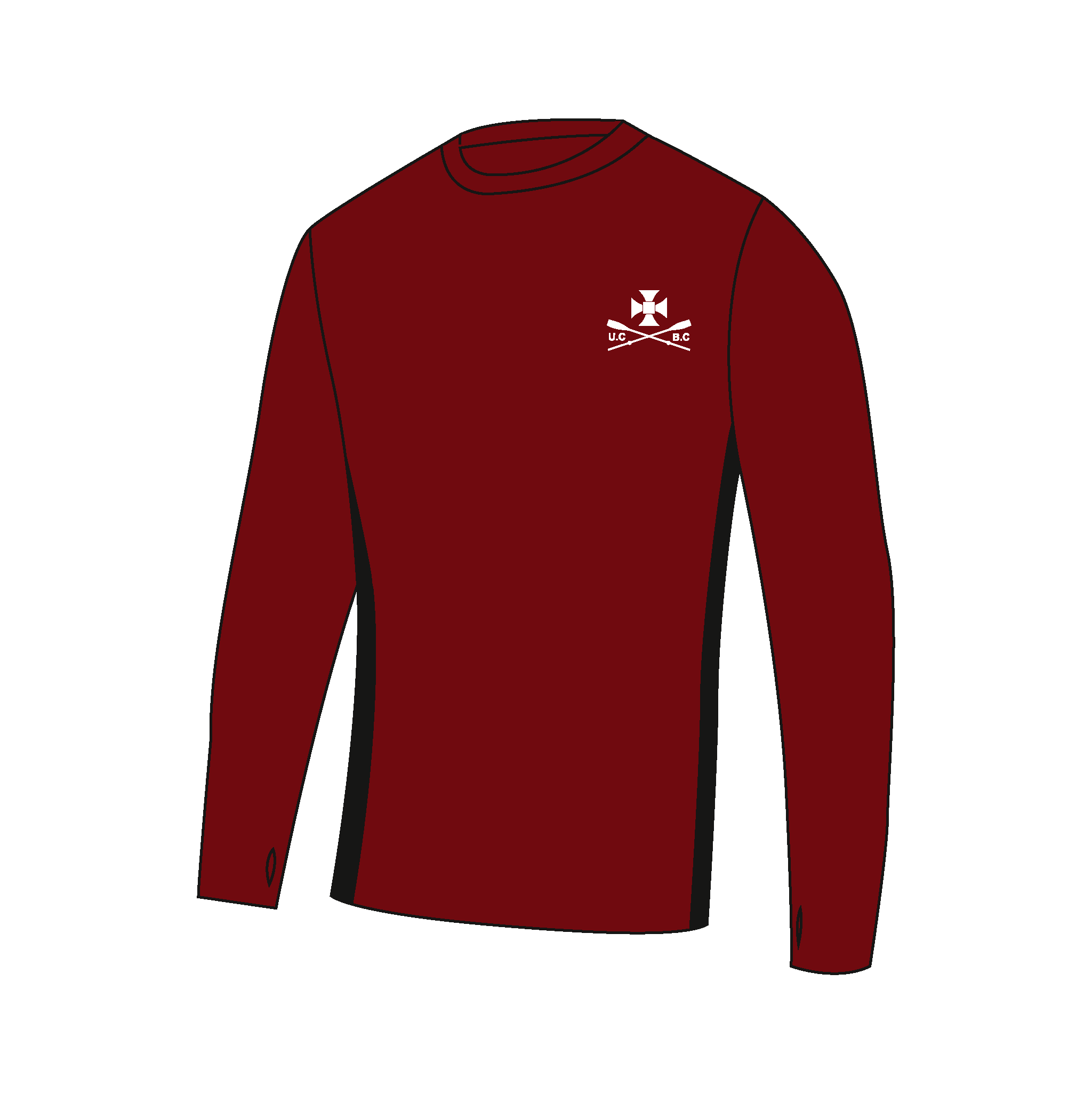 University College Boat Club Durham Long Sleeve Gym T-Shirt