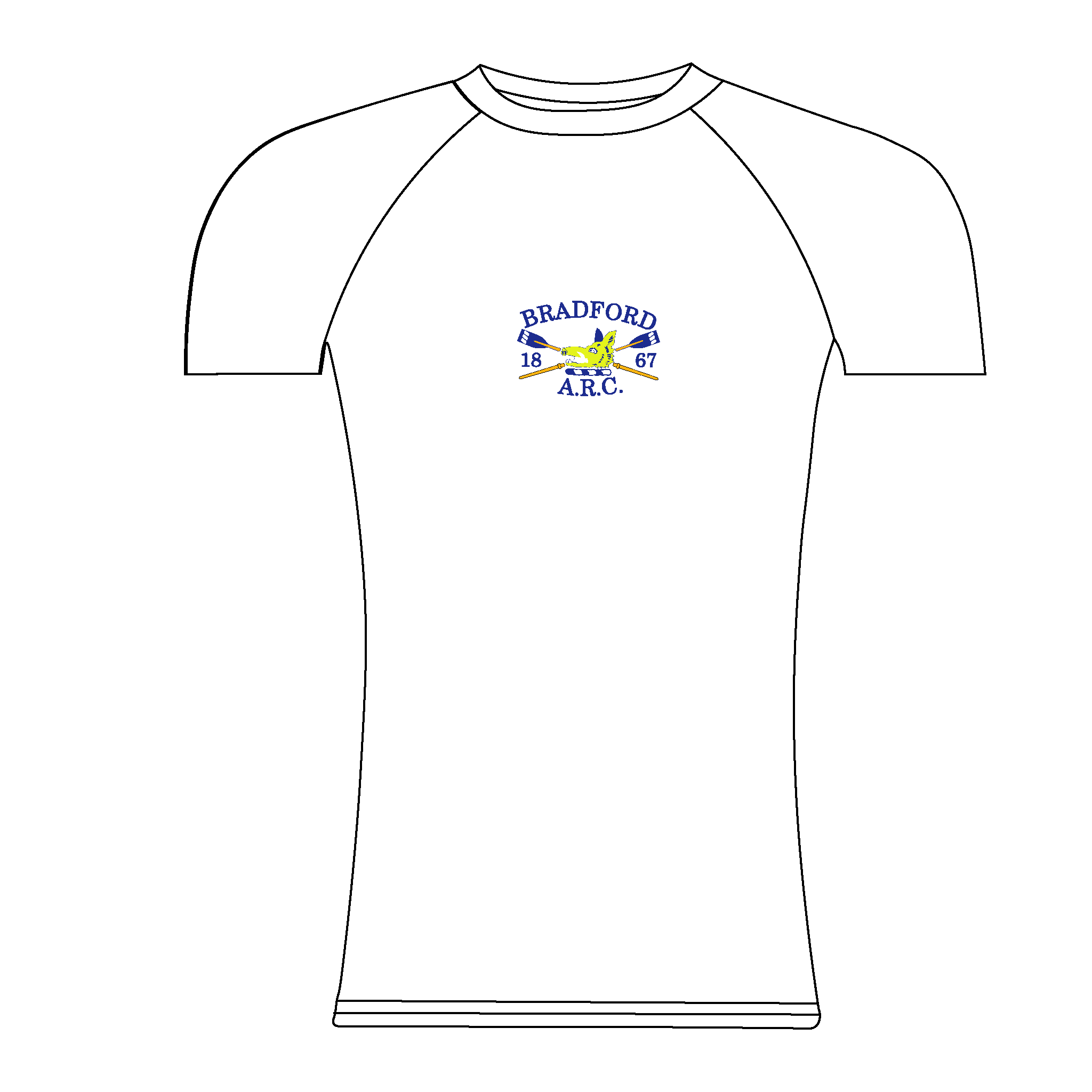 Bradford ARC White Short Sleeve Base Layer