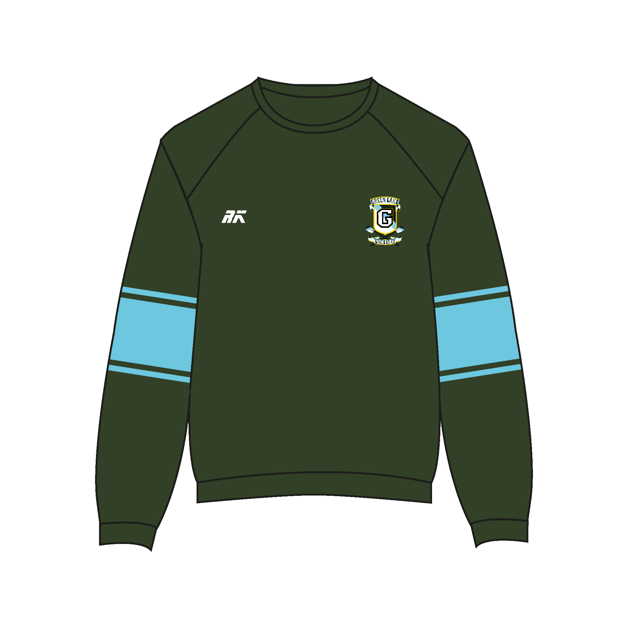 Green Lake Crew Sweatshirt